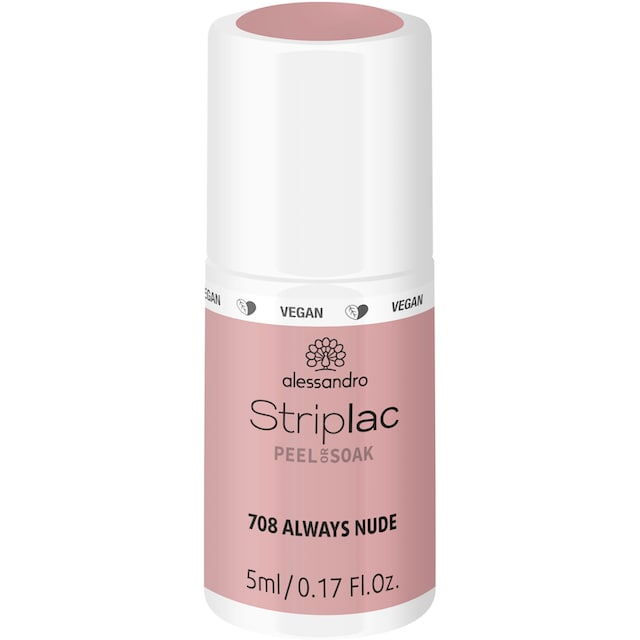 alessandro international Nagellack-Set »STRIPLAC SET EVERYBODY`S DARLING«, ( Set, 4 tlg., MILKY TOUCH SHIMMER 5ML ALWAYS NUDE 5ML LIGHT GREEN 5ML RED  ROSE 5ML) im OTTO Online Shop