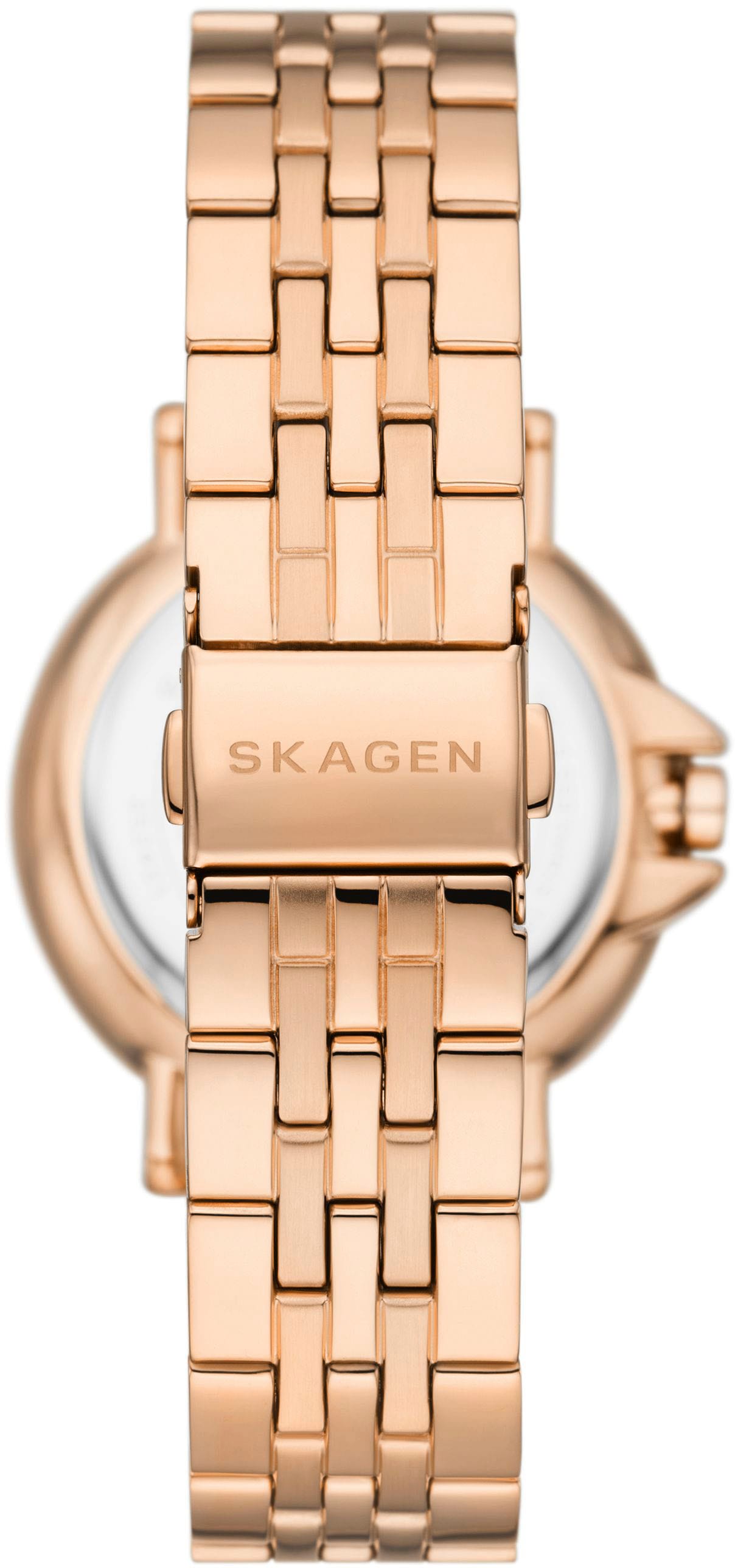 Skagen Quarzuhr »SIGNATURE LILLE SPORT«, Armbanduhr, Damenuhr, Datum, Edelstahlarmband