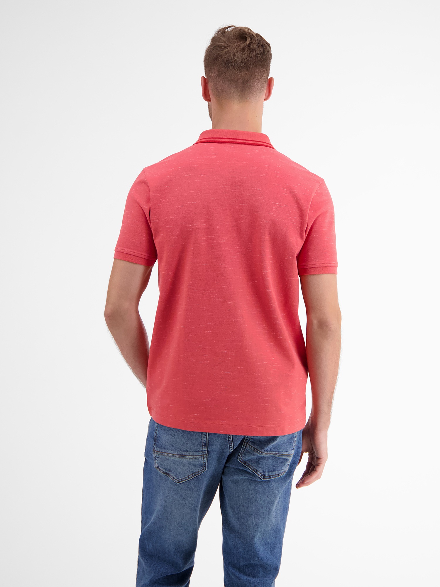 LERROS Poloshirt »LERROS Poloshirt in Two-Tone-Piqué«