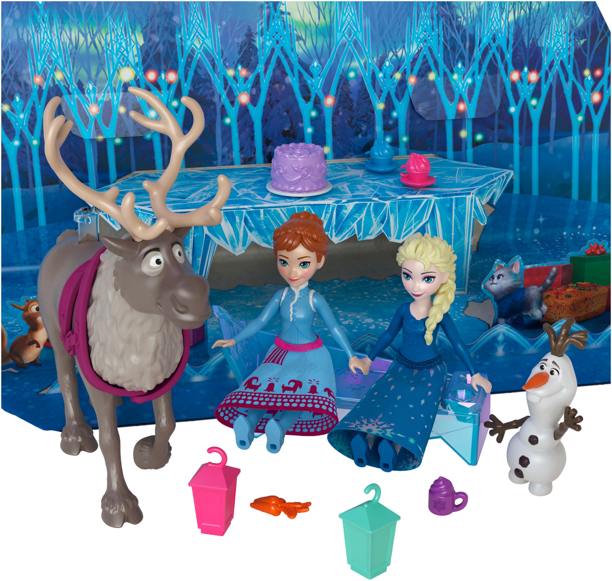 Mattel® Spielzeug-Adventskalender »Disney Die Eiskönigin«, ab 3 Jahren