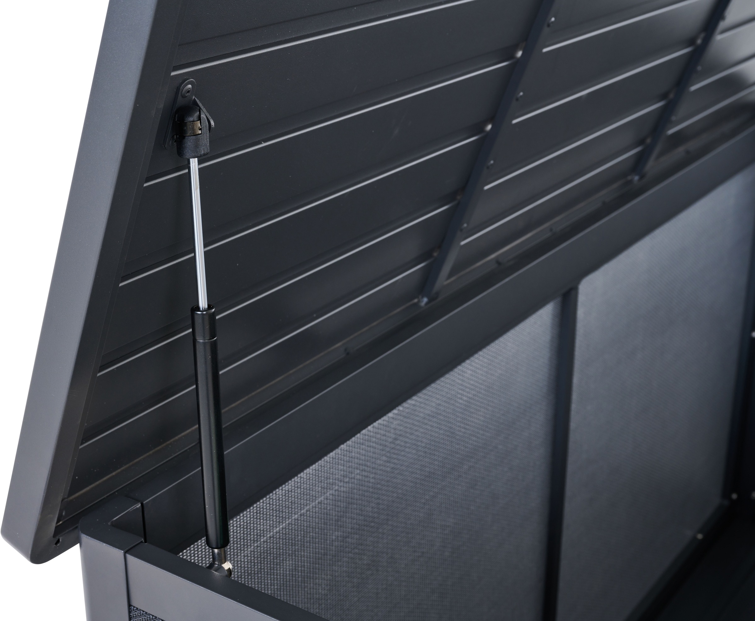 Siena Garden Kissenbox Gestell aus Aluminium, Ranotex® Bezug, 159x79x83cm anthrazit