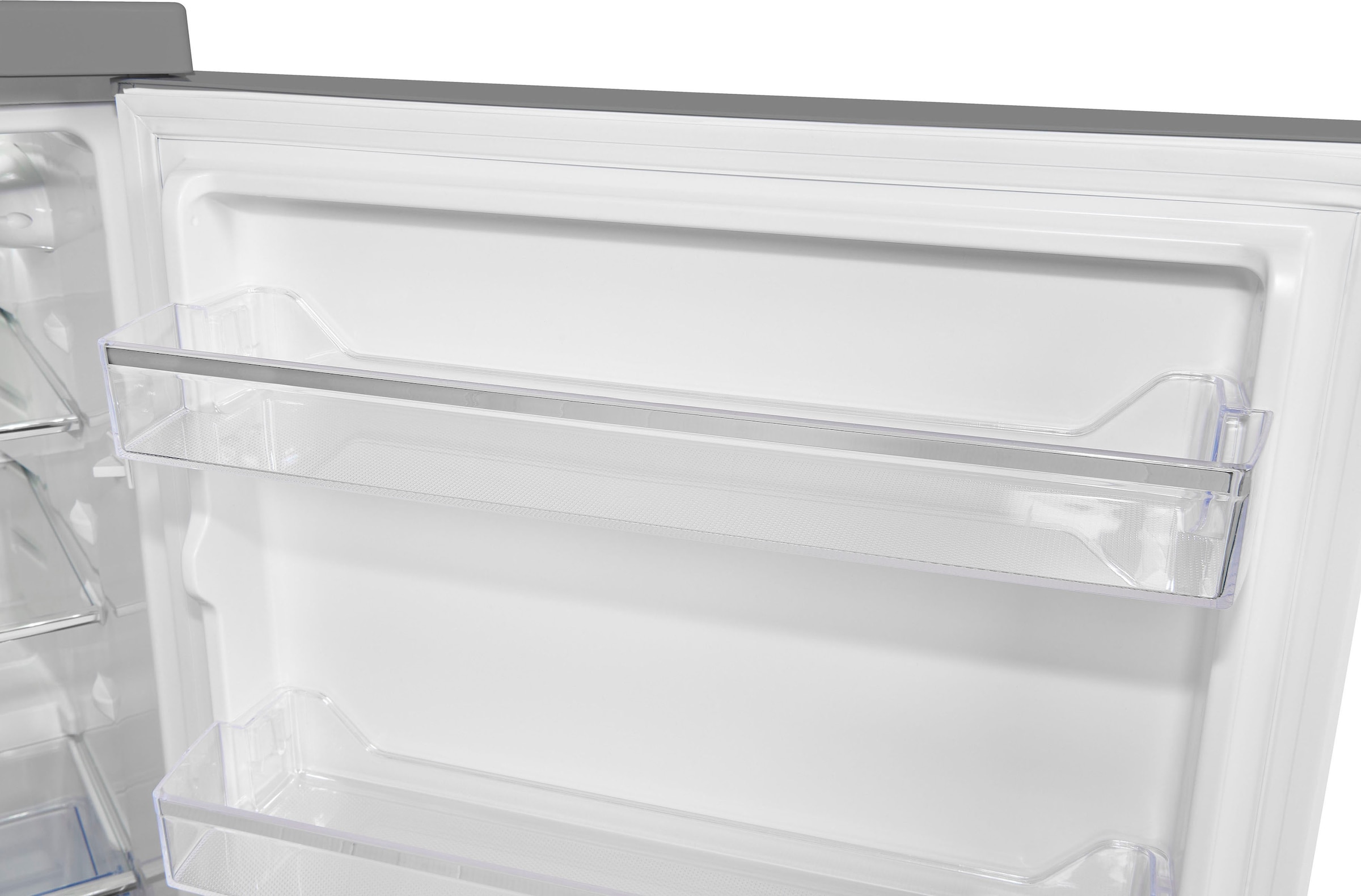 exquisit Kühlschrank »KS18-4-H-170E inoxlook«, 136 L Volumen, 4 Sterne Gefrieren