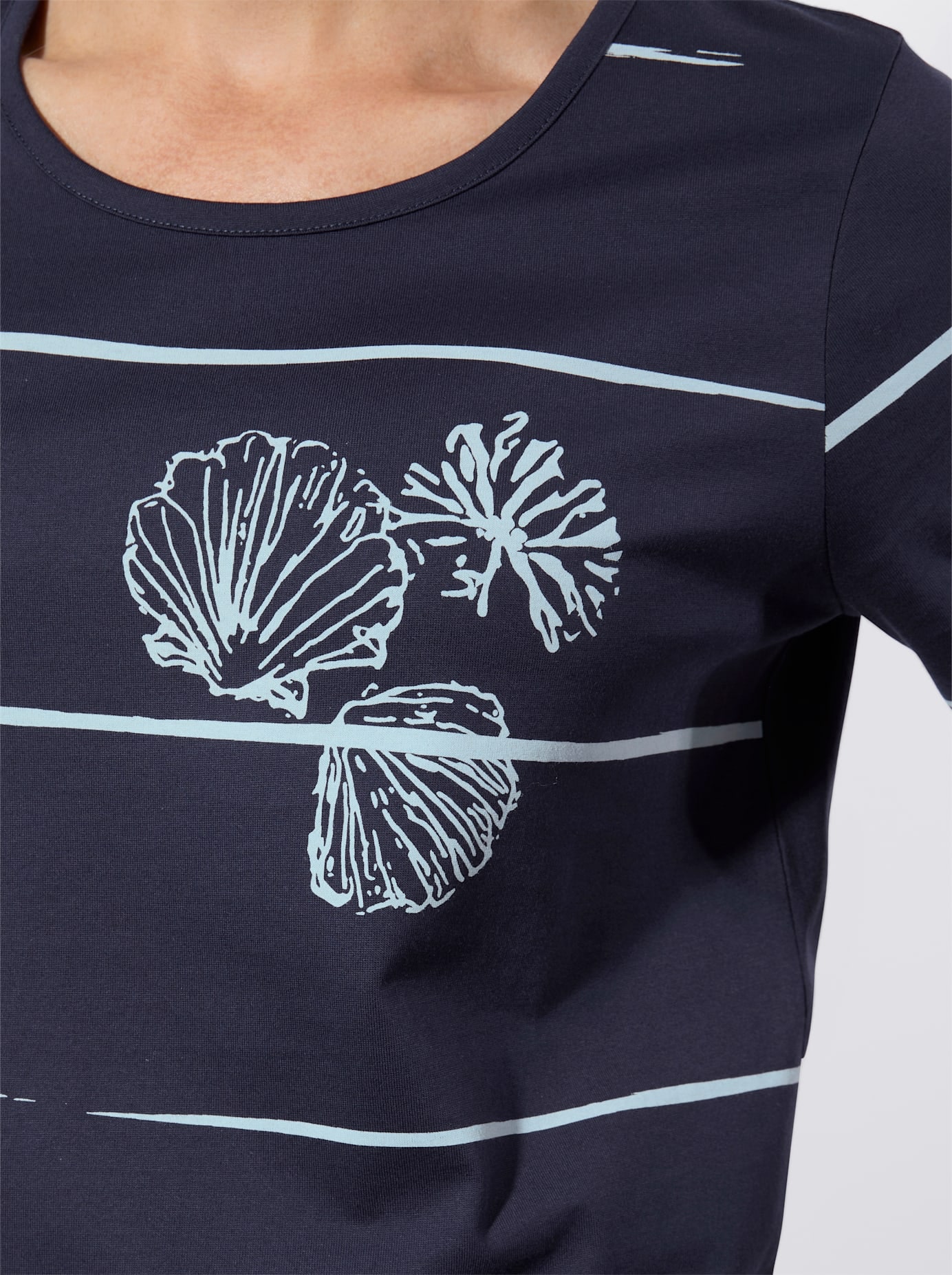 Classic Basics Rundhalsshirt »Halbarmshirt« 1 tlg.