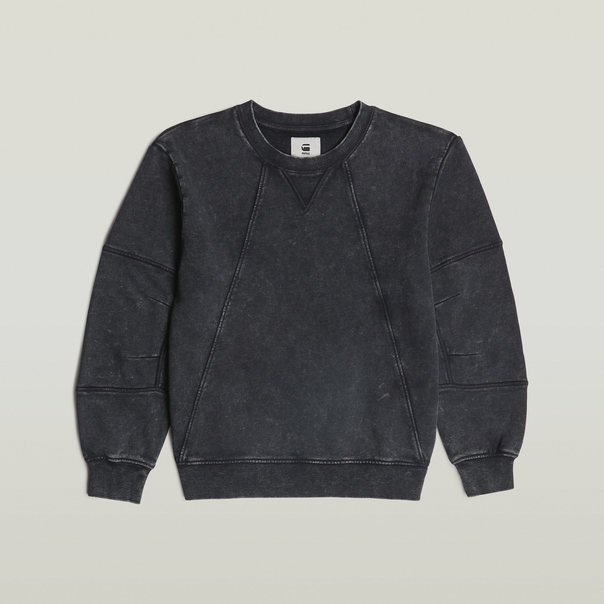 G-STAR Sweatshirt »Washed 3D Sleeve A line«, in Rundhalsform