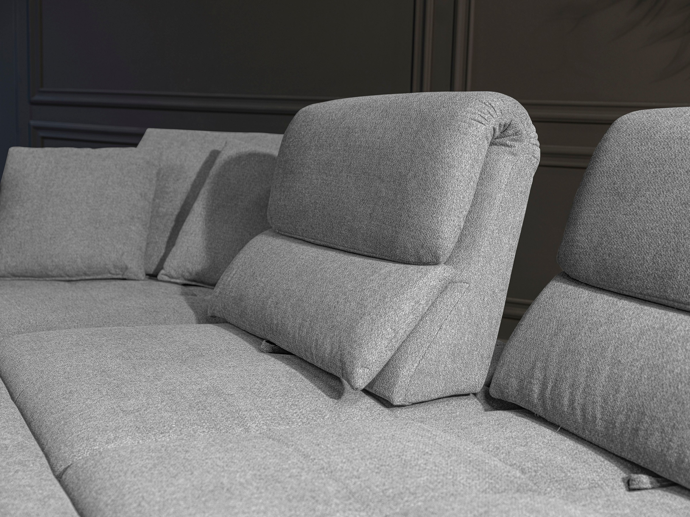 alina Ecksofa »Louis« Breite 286 cm, Rückenlehnenverstellung, wahlweise mit Bettfunktion