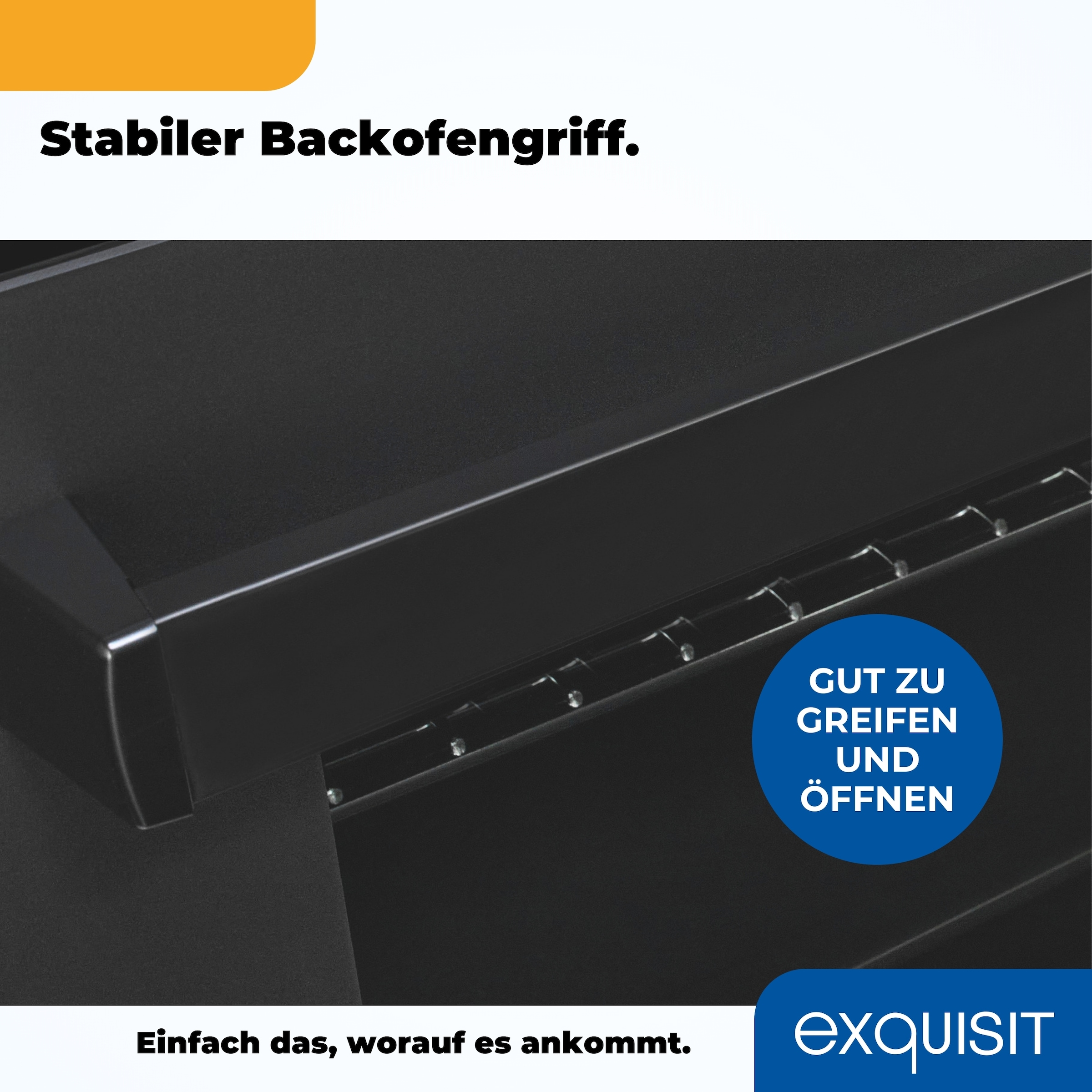 exquisit Einbaubackofen »EBE367-U-120 mattschwarz« Perfekt für den Alltag – einfach backen, grillen &  Aufläufe genießen!