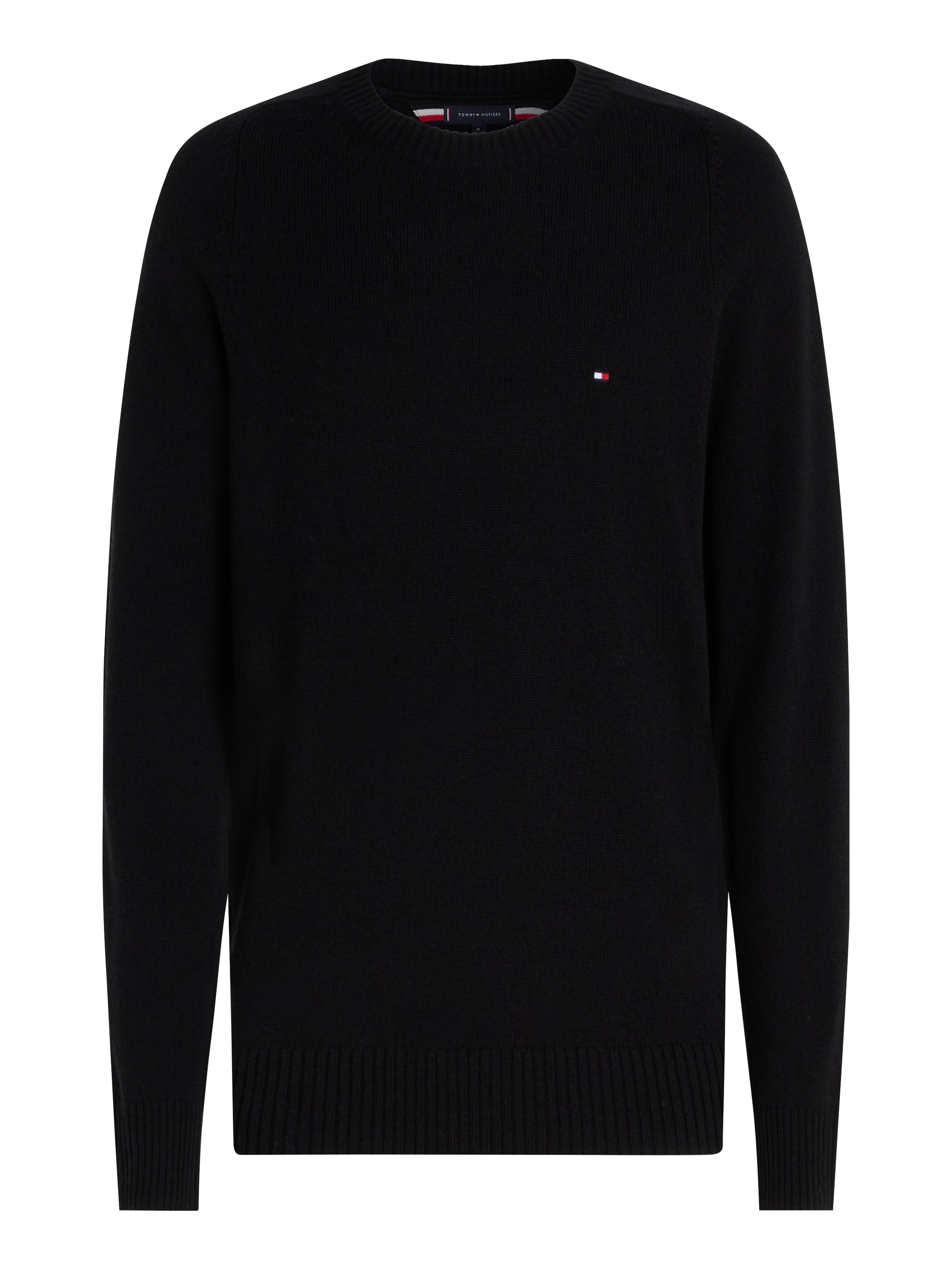 Tommy Hilfiger Rundhalspullover »LAMBSWOOL CREW NECK«