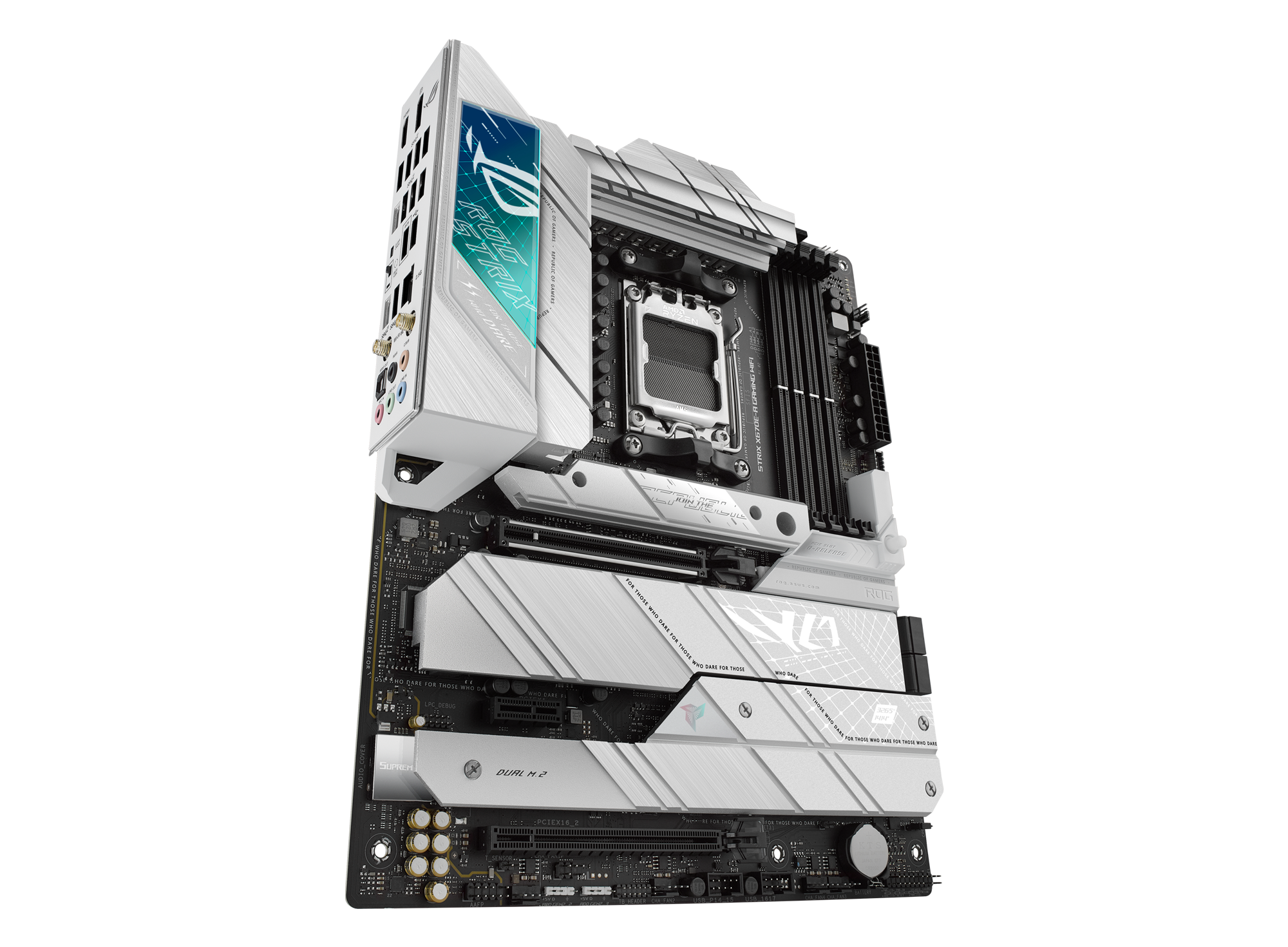 Asus Mainboard »ROG STRIX X670E-A GAMING WIFI«, Ryzen 7000, ATX, DDR5 Speicher, 4x M.2, USB 3.2