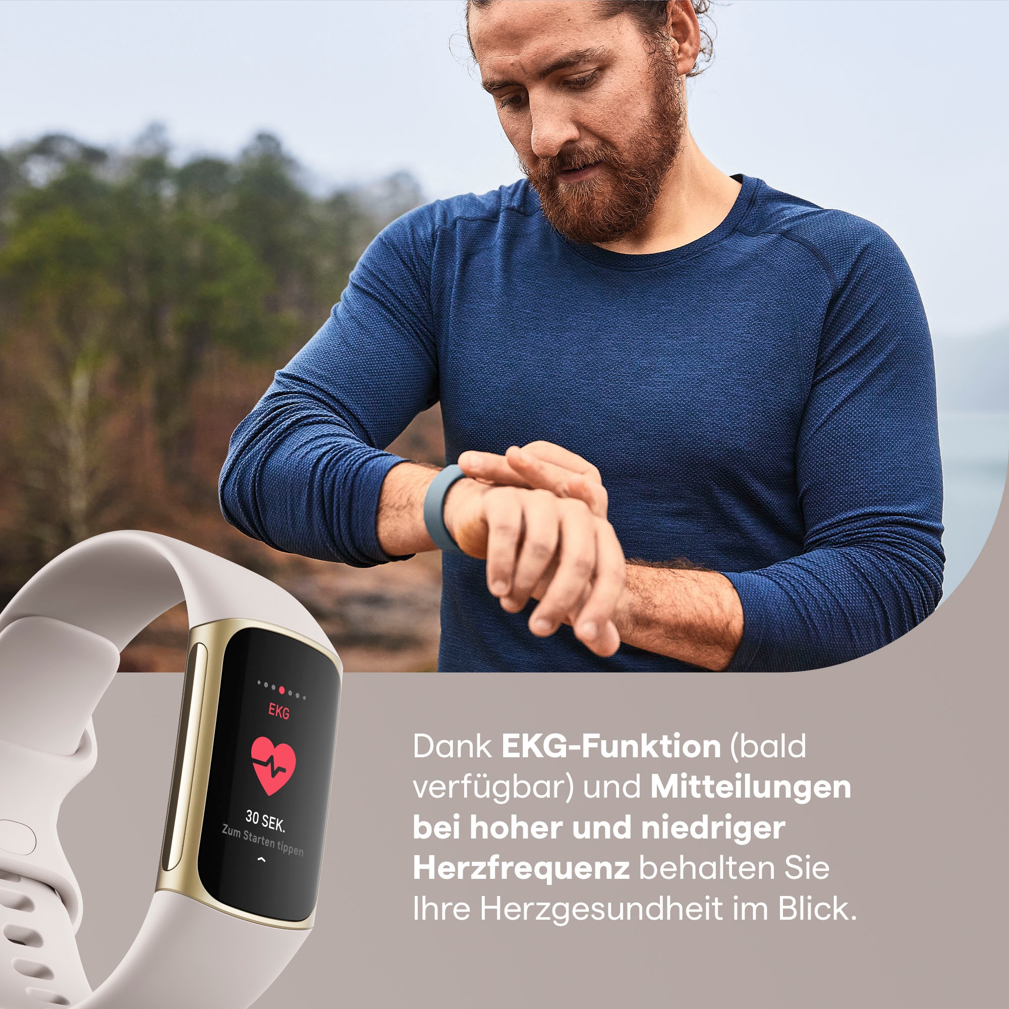 fitbit by Google Smartwatch »Charge Premium) 6 (FitbitOS5 Fitbit kaufen bei inkl. 5«, jetzt Monate OTTO