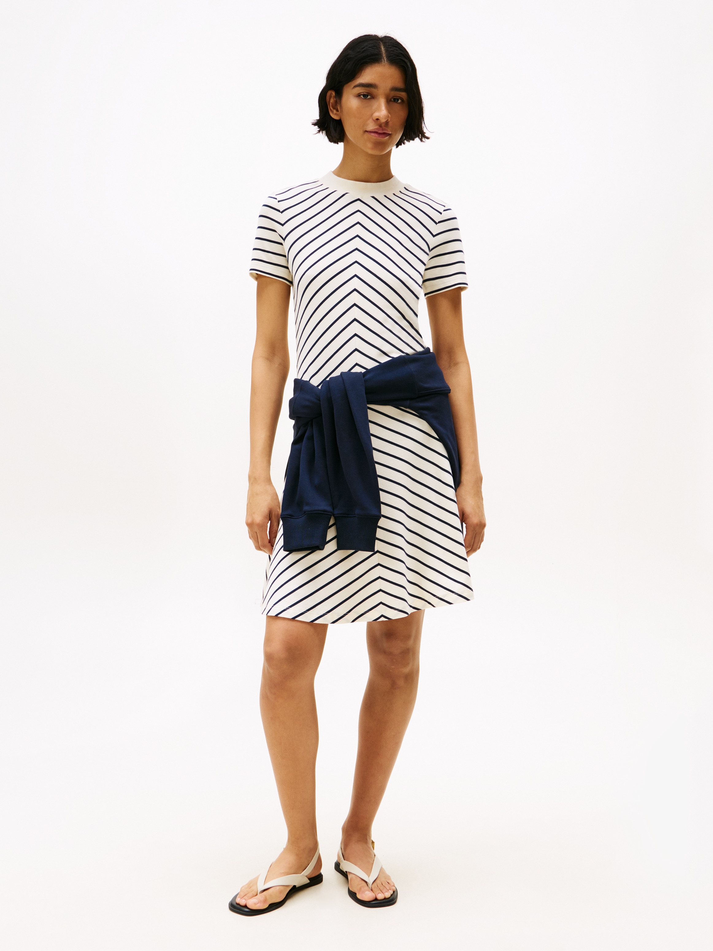 Tommy Hilfiger A-Linien-Kleid »MODERN F&F KNEE DRESS«, in Knielänge