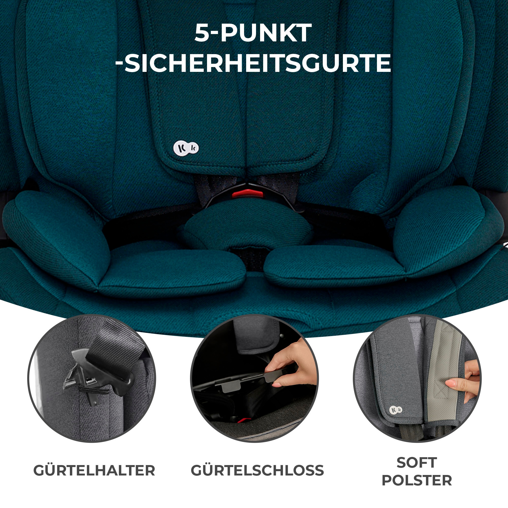 Kinderkraft Autokindersitz Klasse I / II / III (9-36 kg)