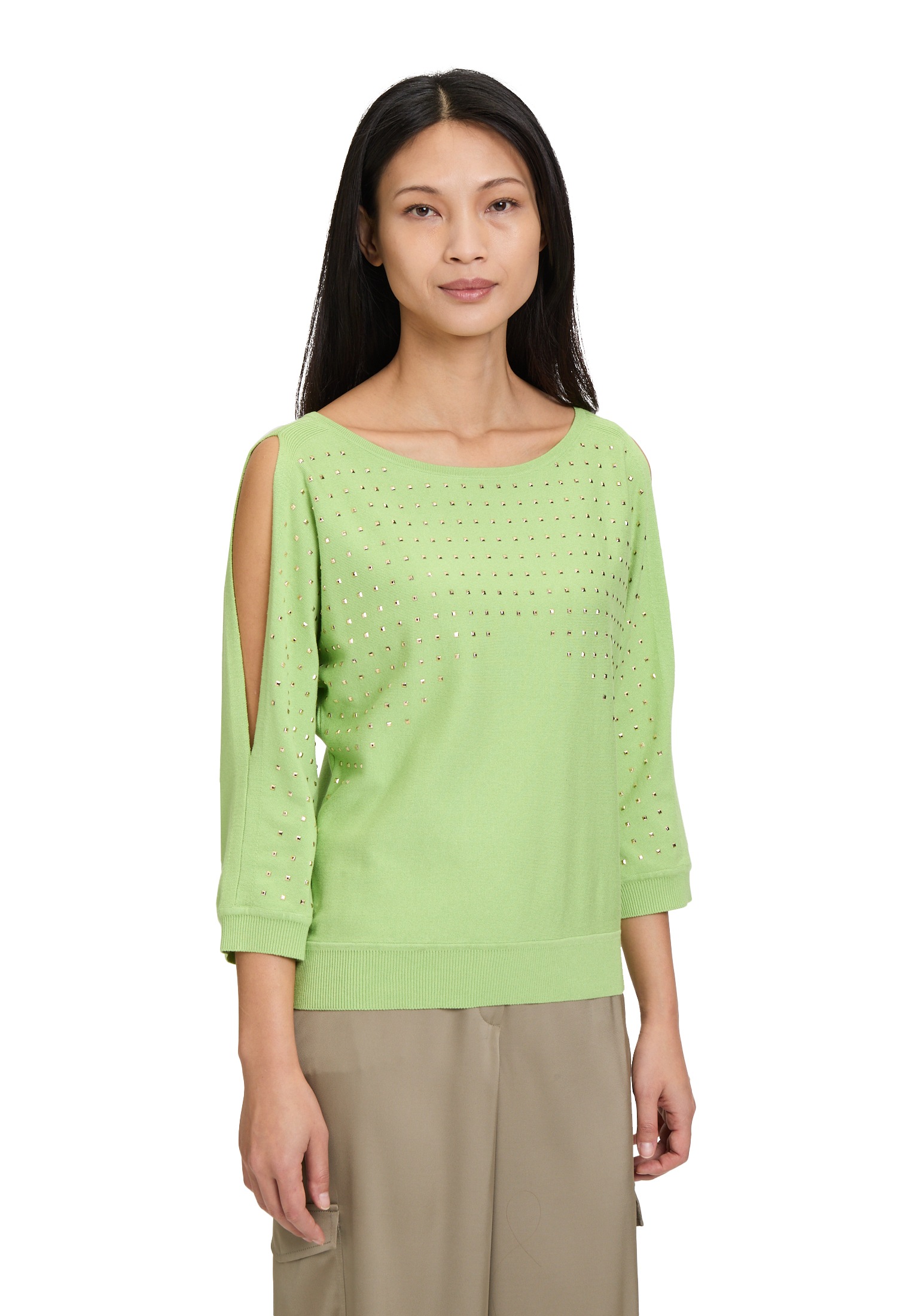 Betty Barclay Rundhalspullover »Feinstrickpullover mit Schmucksteinen«