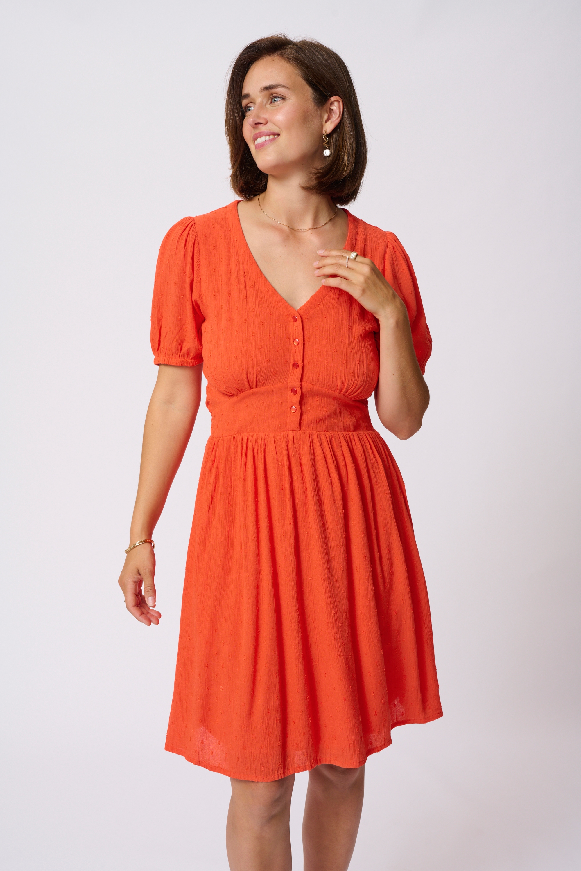 KAFFE Midikleid »Kleid KAronna«