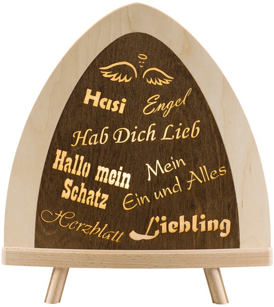 Weigla LED Dekolicht »Gefühlswechsel«, 1 St., Neutralweiß, beidseitiges Motiv/ LED / Unterschiedlichte Motive/ Erzgebirge garantiert LED wechselbar