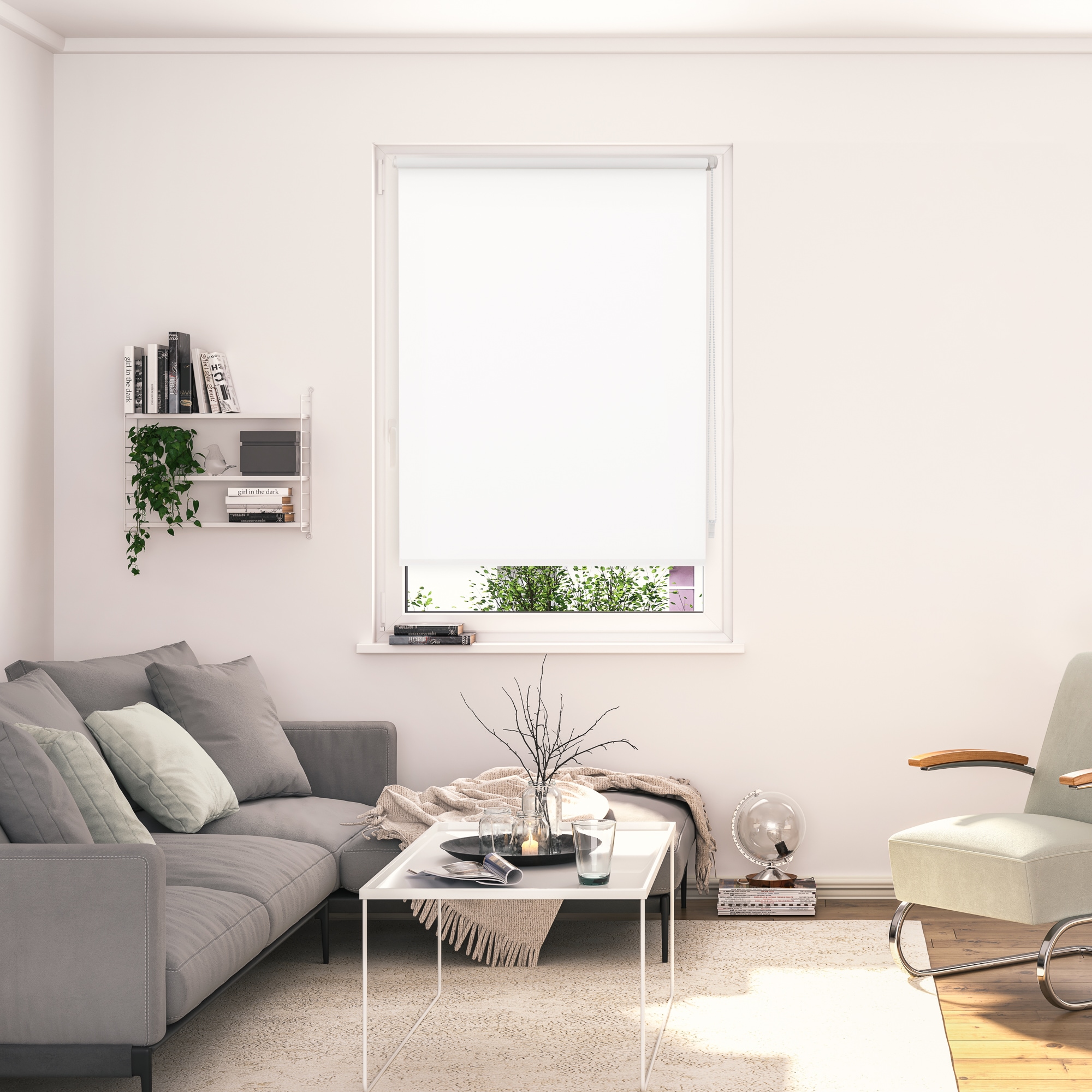 LICHTBLICK ORIGINAL Rollo »Klemmfix, ohne Bohren«, blickdicht, Hitzeschutz-energiesparend-Wärmedämmung-Sichtschutz, mit Bohren/ohne Bohren, freihängend, Thermofunktion, Lichtdurchlässig, Klemmbar, Energiesparend