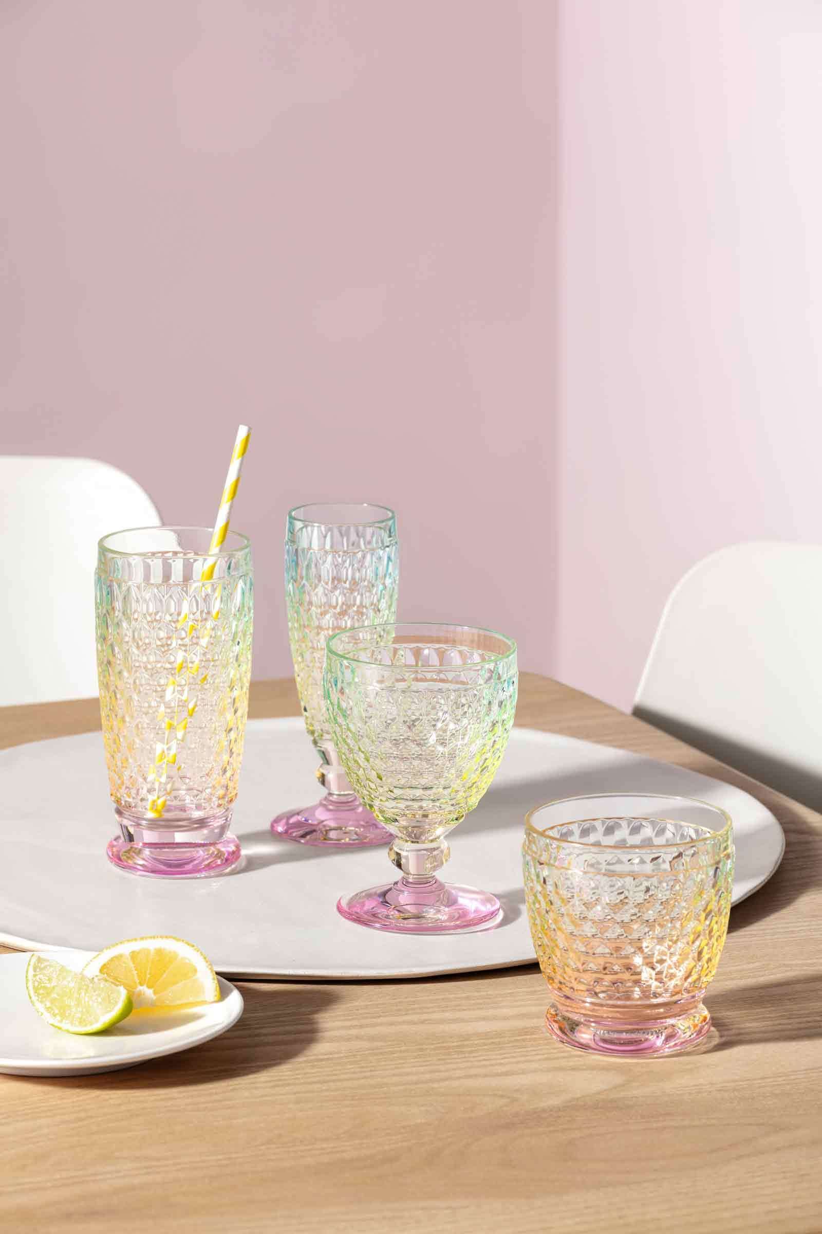 Villeroy & Boch Rotweinglas »Rotweingläser Boston Pearl 200 ml 4er Set bunt«