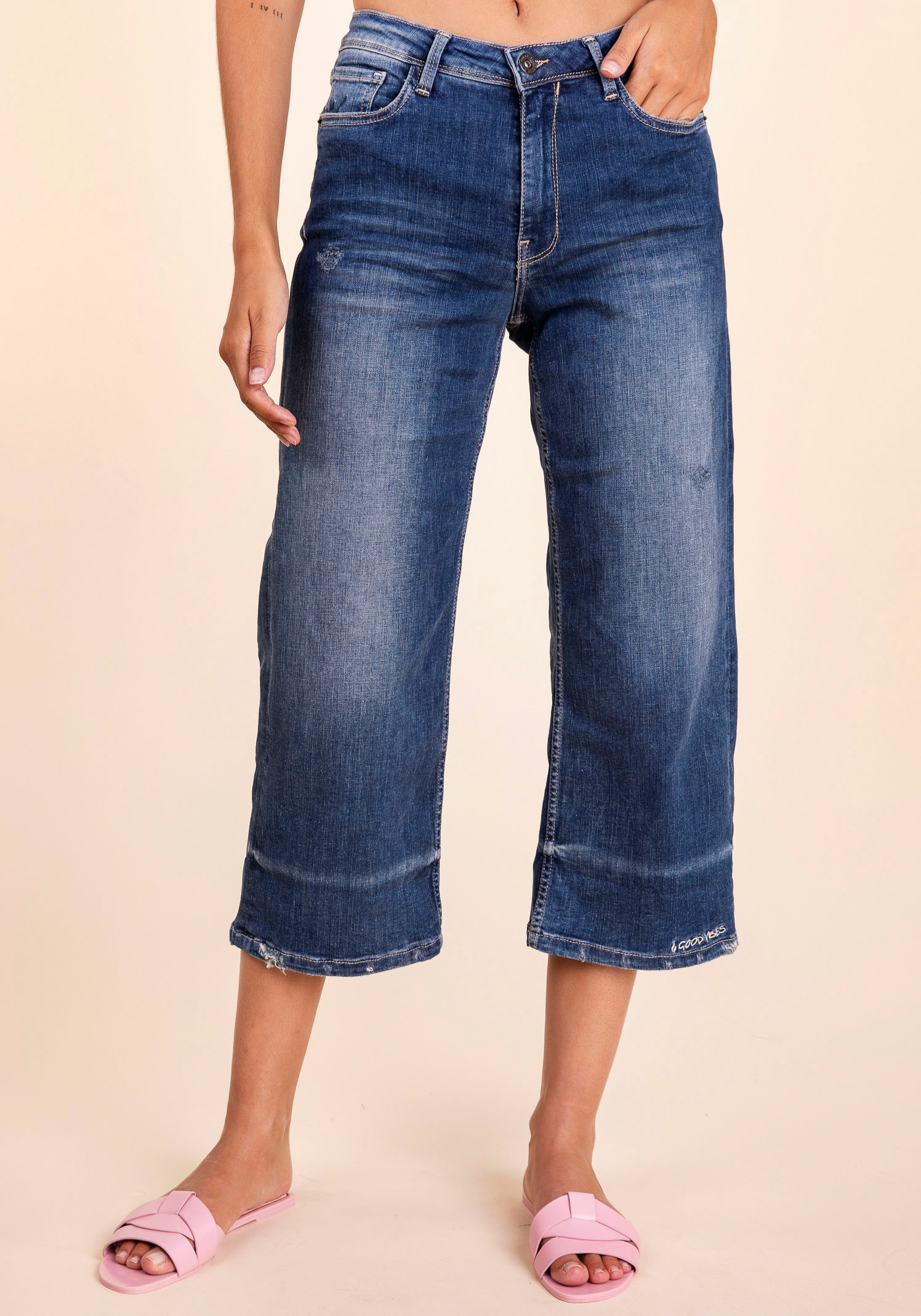BLUE FIRE Weite Jeans »JUDY«, perfekte Passform durch Stretchanteil