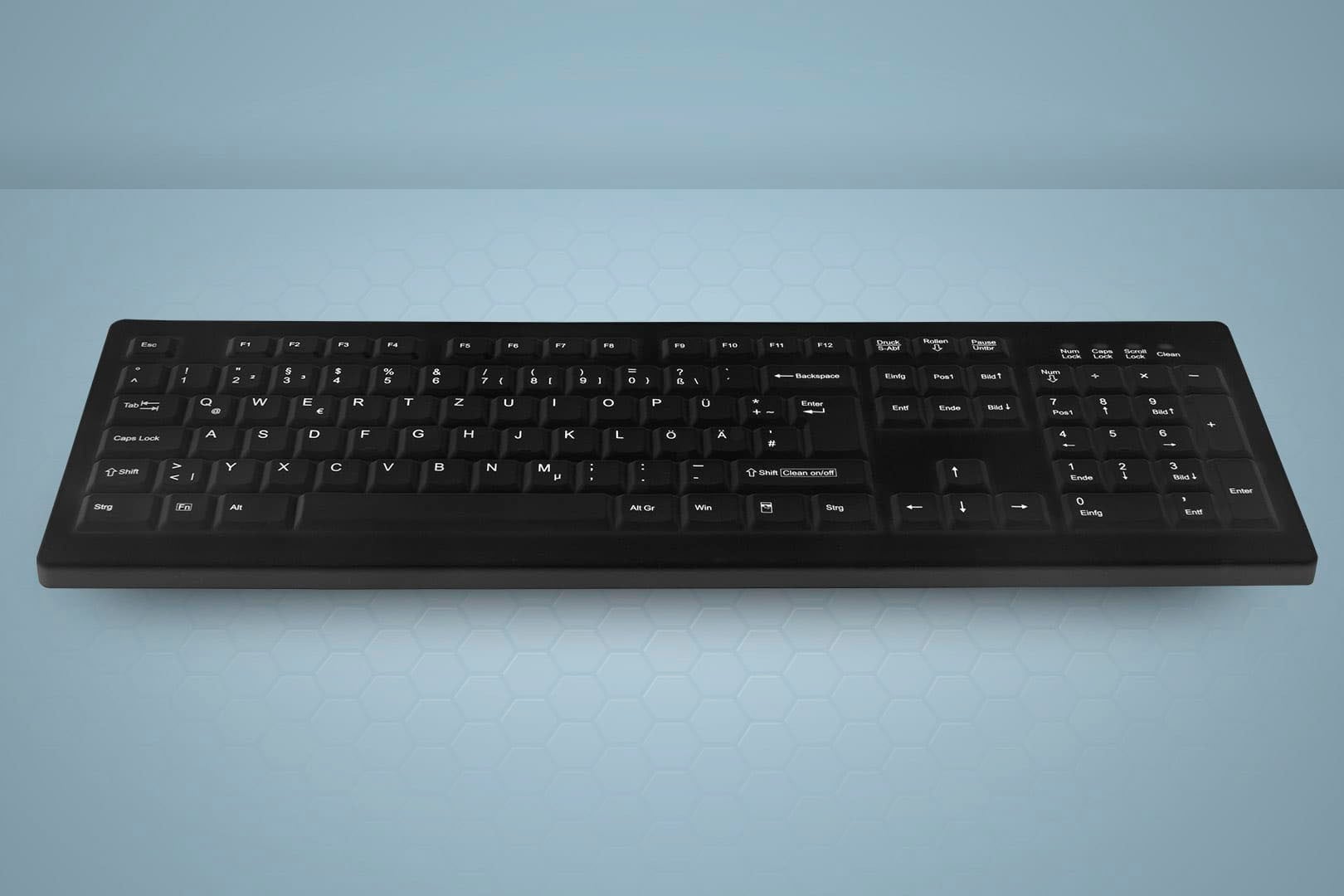 Cherry Tastatur »AK-C8100«, (Fn-Tasten-USB-Anschluss-Windows-Sperrtaste-Ziffernblock)