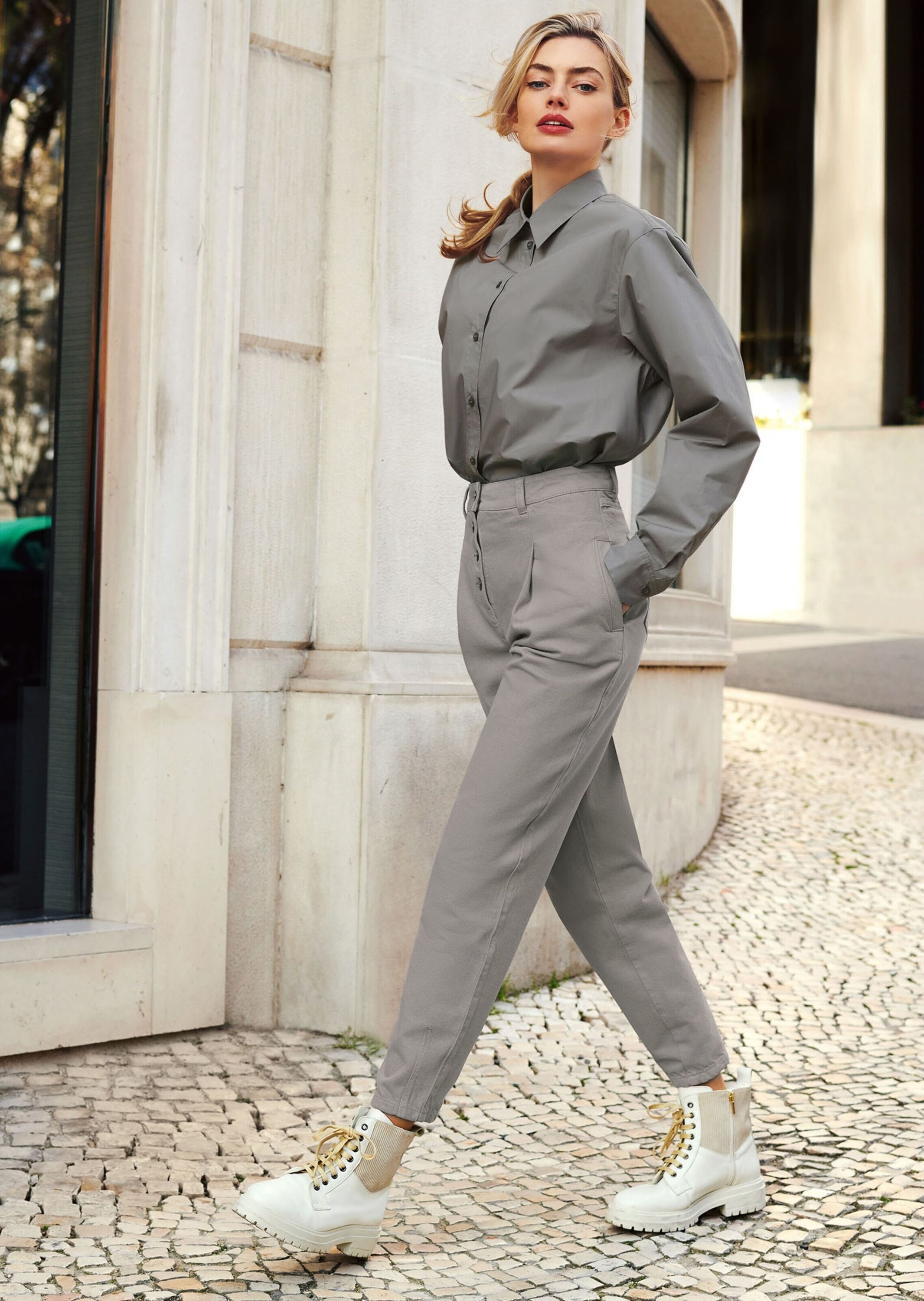 MADELEINE Hemdbluse »Hemd Hemdbluse in lässiger Oversized-Form«