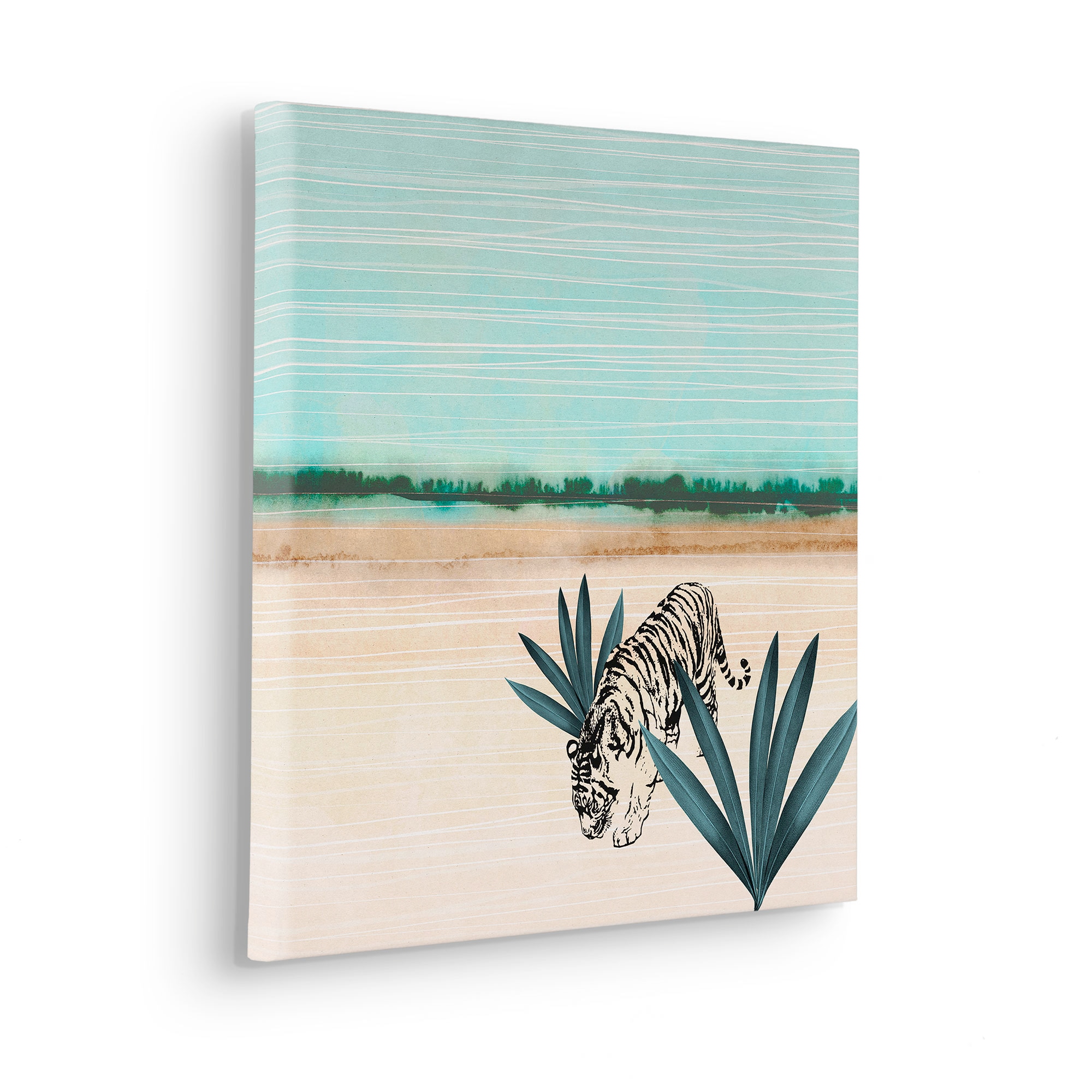 Komar Leinwandbild »Wild One - Größe 40 x 40 cm«, Natur, (1 St.), Keilrahmenbild mi Echtholzrahmen