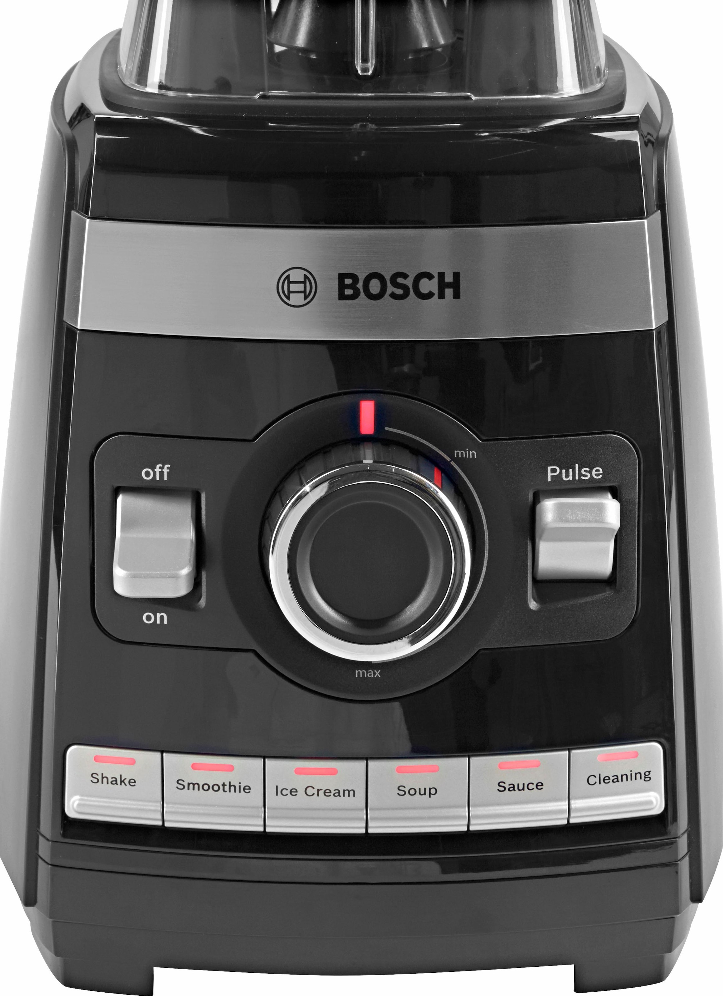 BOSCH Standmixer »VitaBoost MMBH6P6BDE«, 1600 W, 6 Programme, 6-Klingen Edelstahl, Stößel, Rezeptbuch, 45.000 U/Min