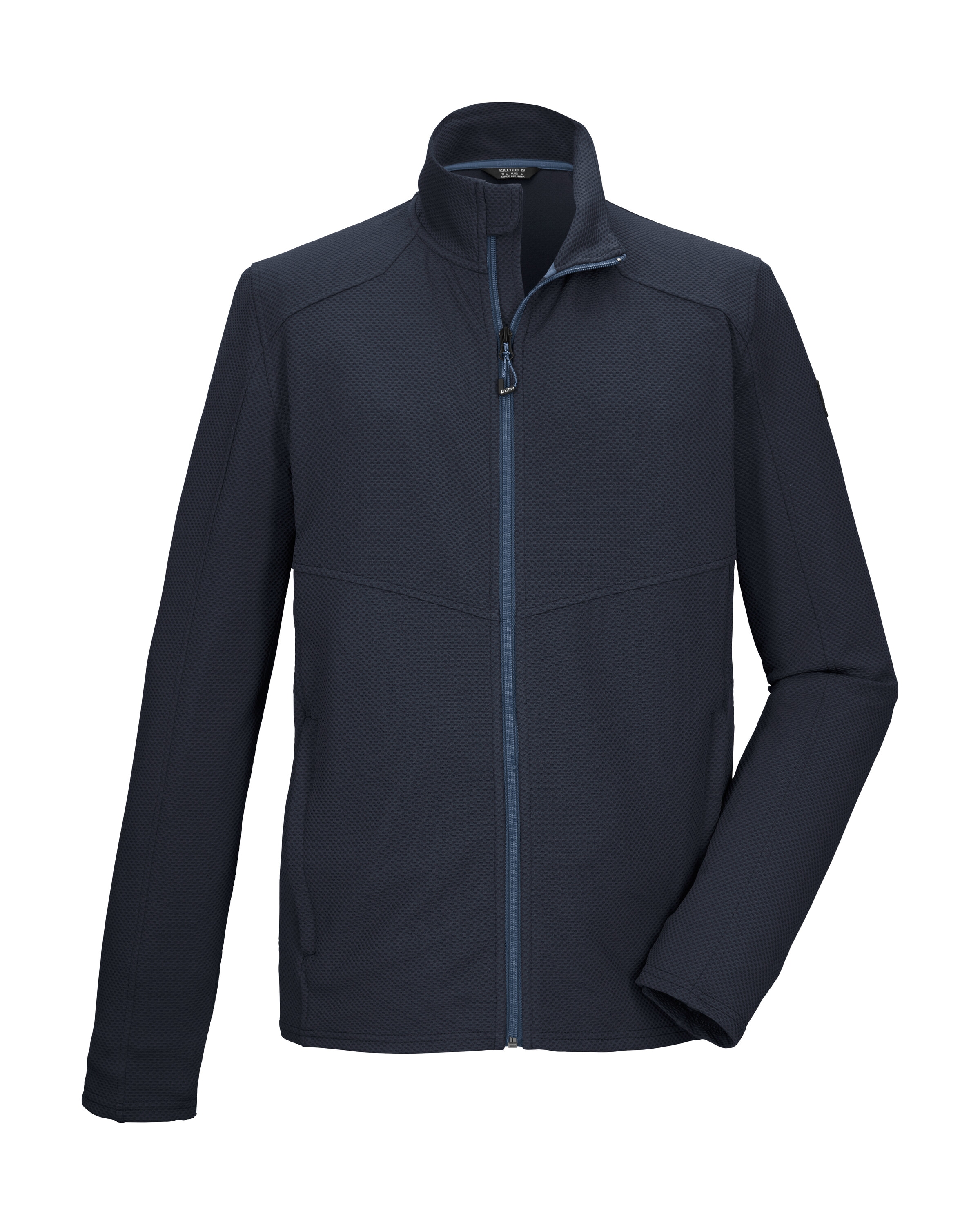 Killtec Strickjacke »KOS 68 MN FLX JCKT« Sportive Powerstretchjacke mit Kinnschutz und Taschen