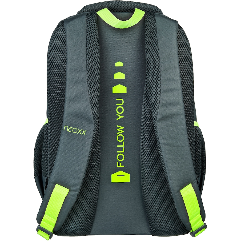 neoxx Schulrucksack »Fly, Boom«, Reflektionsnaht