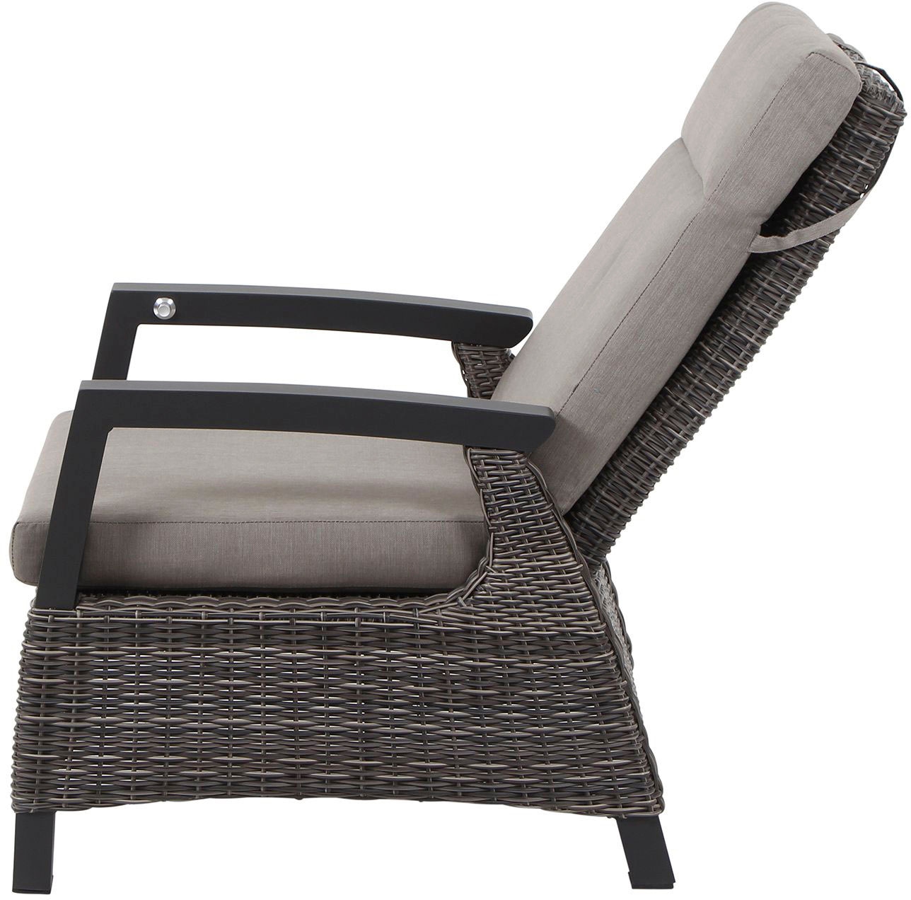 Siena Garden Gartenlounge-Set »Corido« Set, 8 Stk. tlg. bestehend aus 4 Sesseln und 4 Auflagen