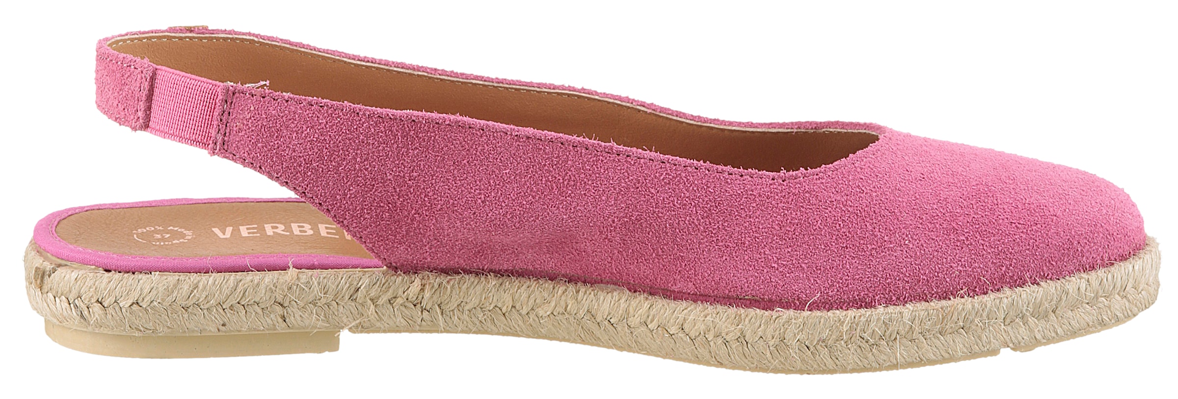 VERBENAS Slingsandale »Kiara Serraje«, Sommerschuh, Sling, Urlaubschuh mit Juterahmen