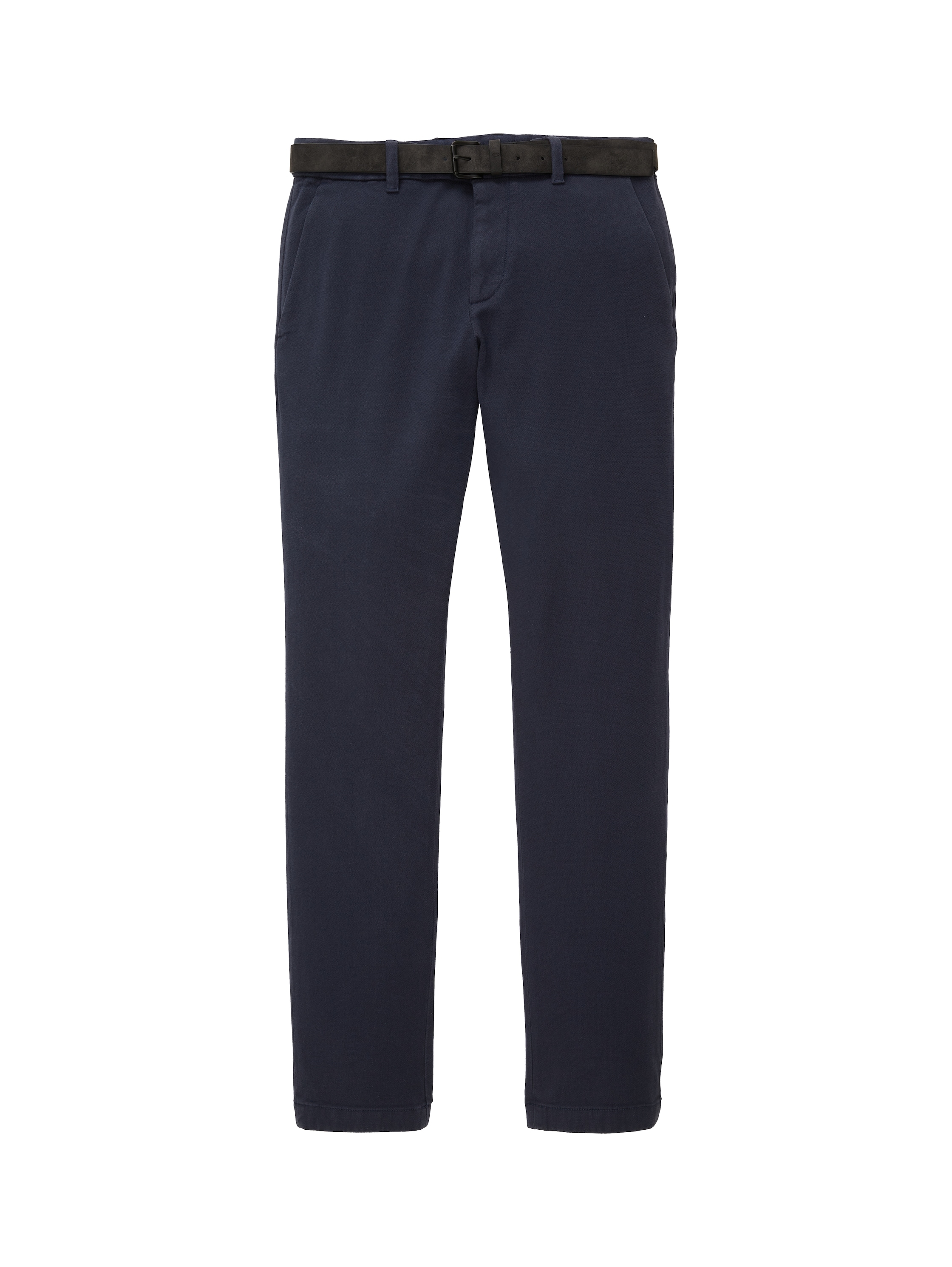 TOM TAILOR Chinohose, (2 tlg., inklusive Gürtel), mit dezenter Struktur