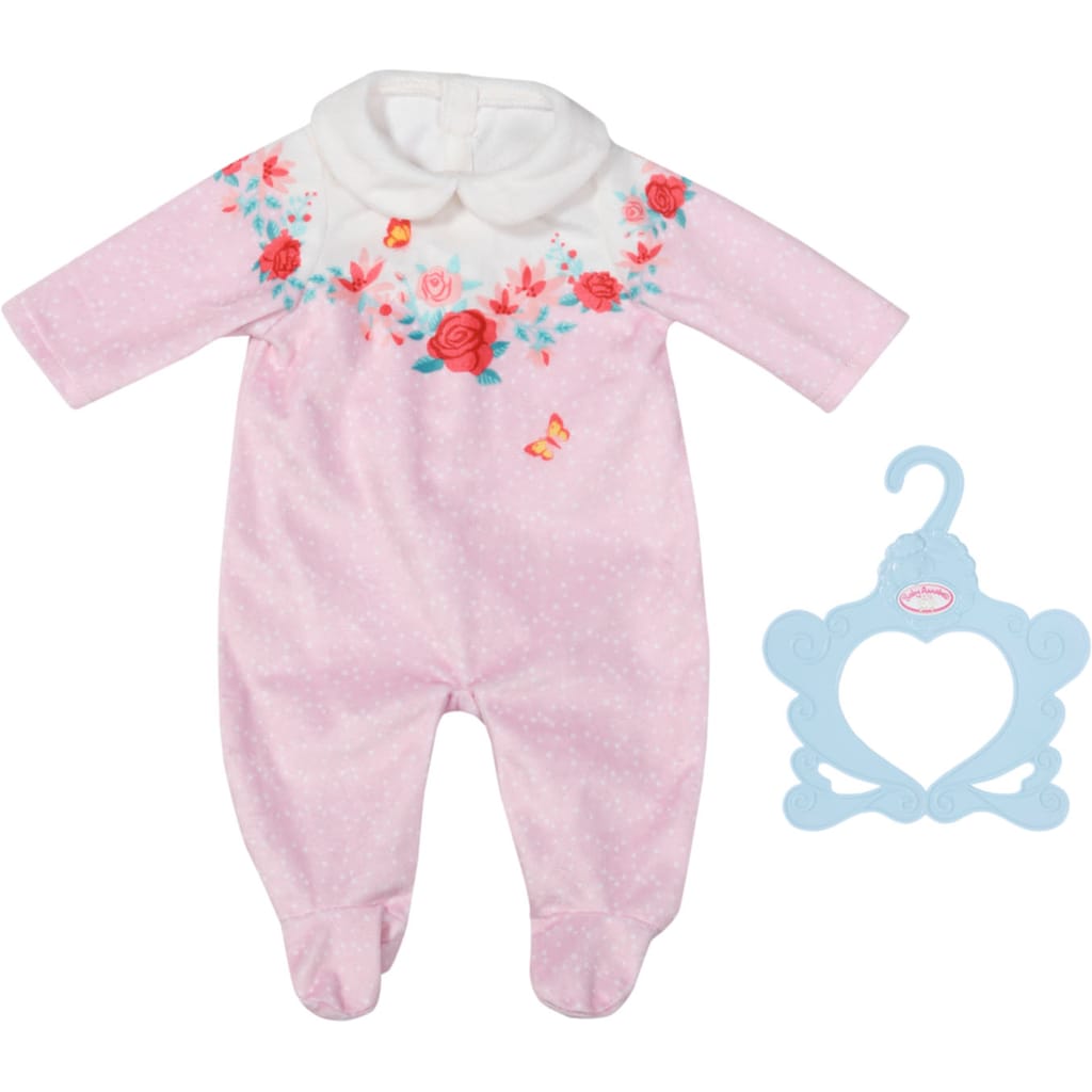 Baby Annabell Puppenkleidung »Strampler rosa Blumen, 43 cm«