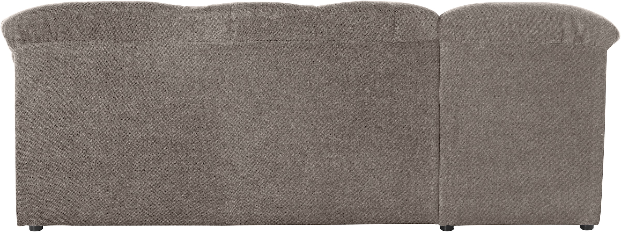 DOMO collection Ecksofa »Pegnitz, elegante Rückensteppung, komfortabel, L-Form«, wahlweise mit Bettfunktion