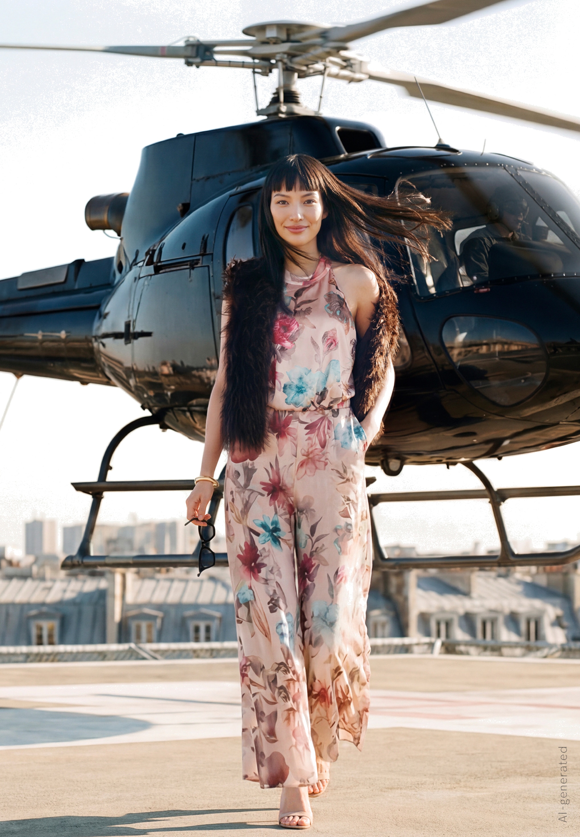 Vera Mont Jumpsuit »Jumpsuit mit Blumenprint«