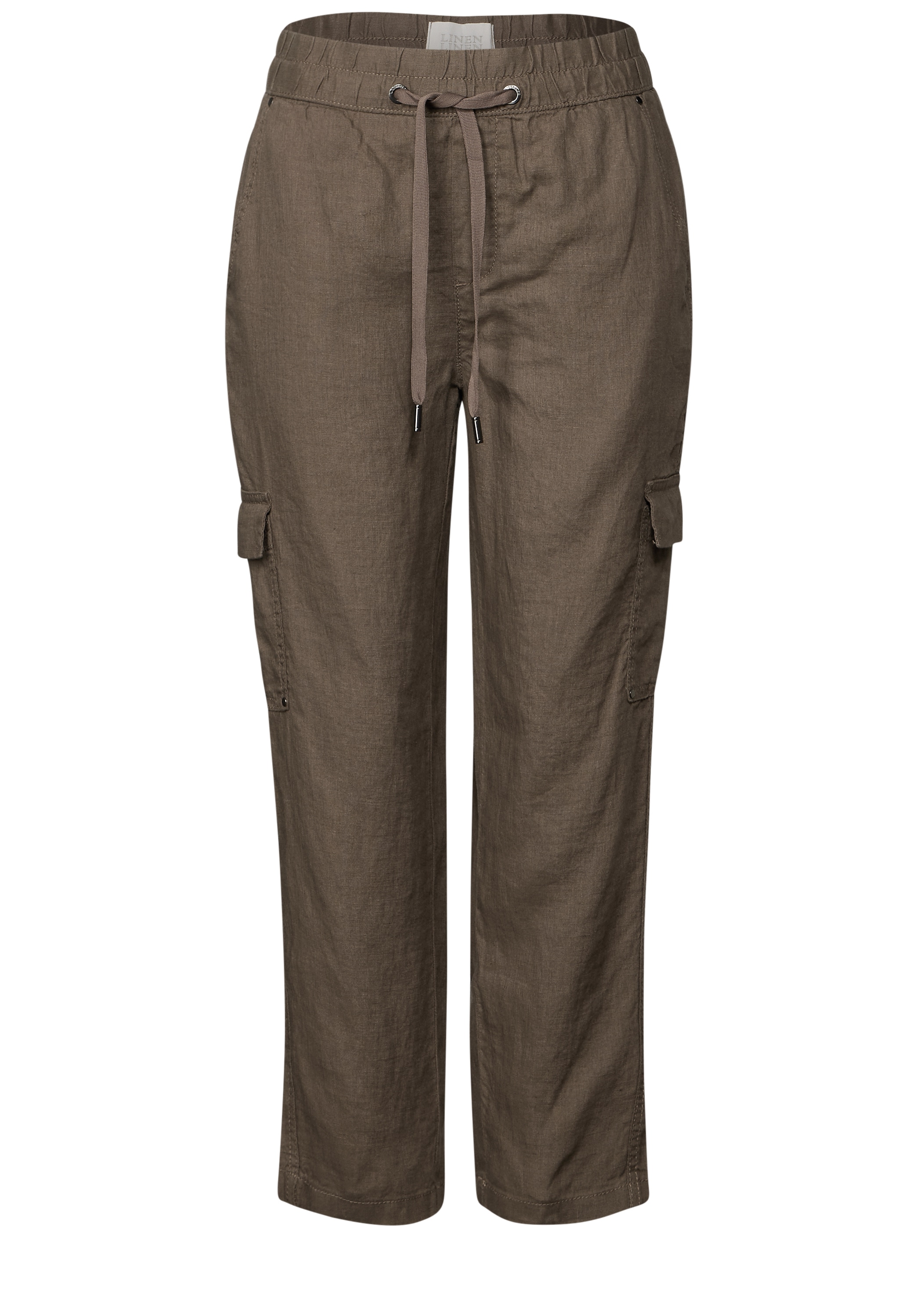 STREET ONE Leinenhose »Style BONNY«, im Cargo-Look