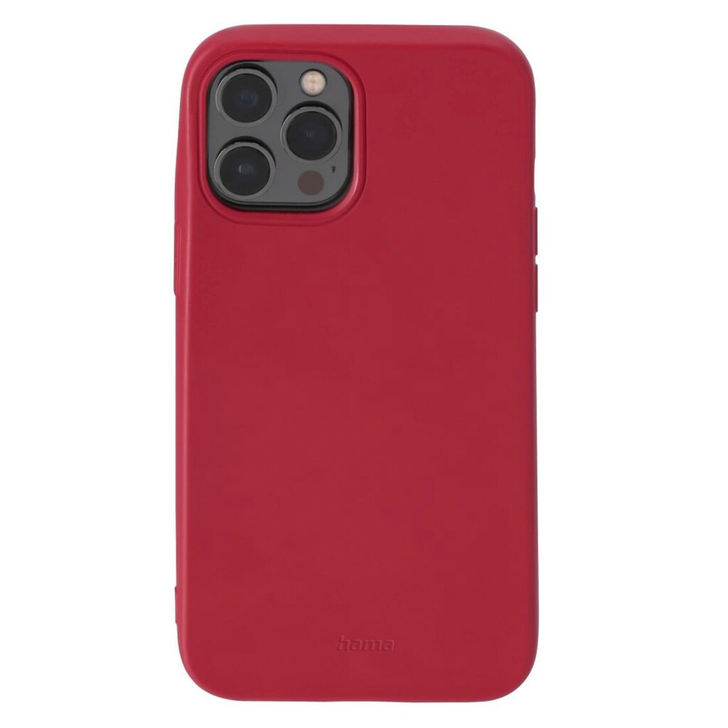 Hama Smartphone-Hülle »Cover "Finest Feel" für Apple iPhone 12 Pro Max Hülle«, iPhone 12 Pro Max