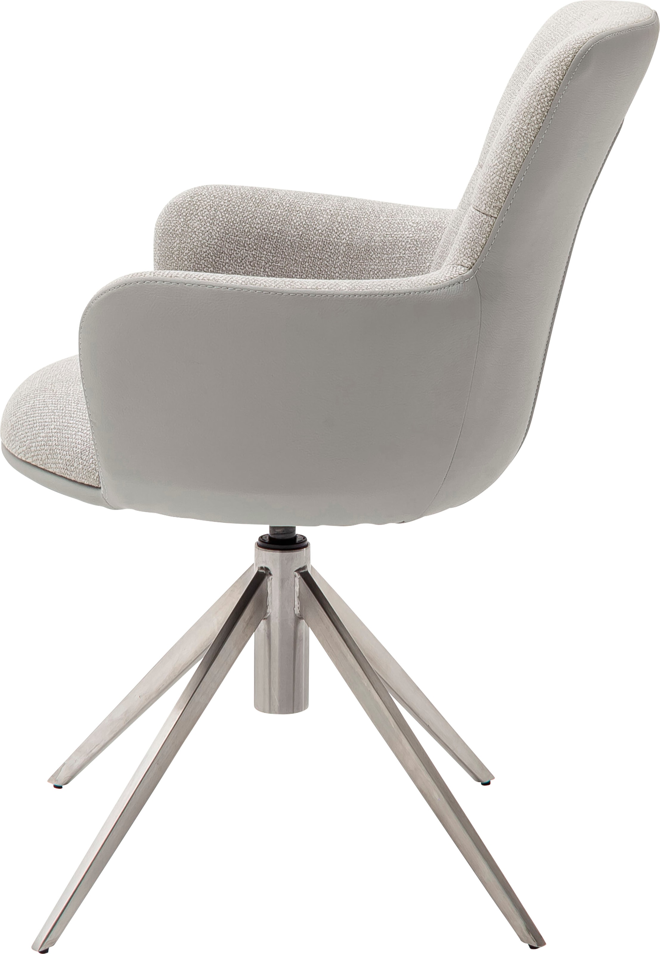 MCA furniture Esszimmerstuhl »Mecana«, (Set), 2 St., 2er Set Materialmix, Stuhl  360° drehbar mit Nivellierung, bis 120 kg kaufen bei OTTO