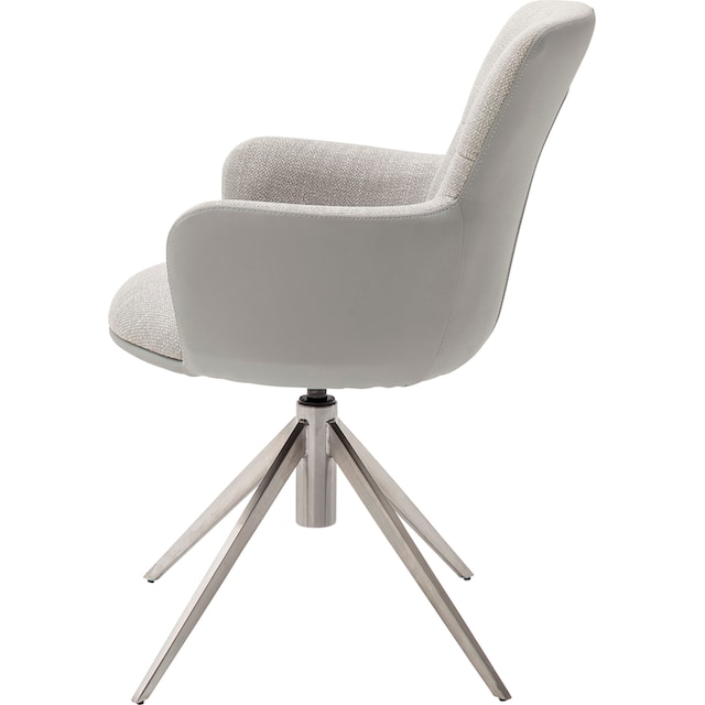 MCA furniture Esszimmerstuhl »Mecana«, (Set), 2 St., 2er Set Materialmix, Stuhl  360° drehbar mit Nivellierung, bis 120 kg kaufen bei OTTO