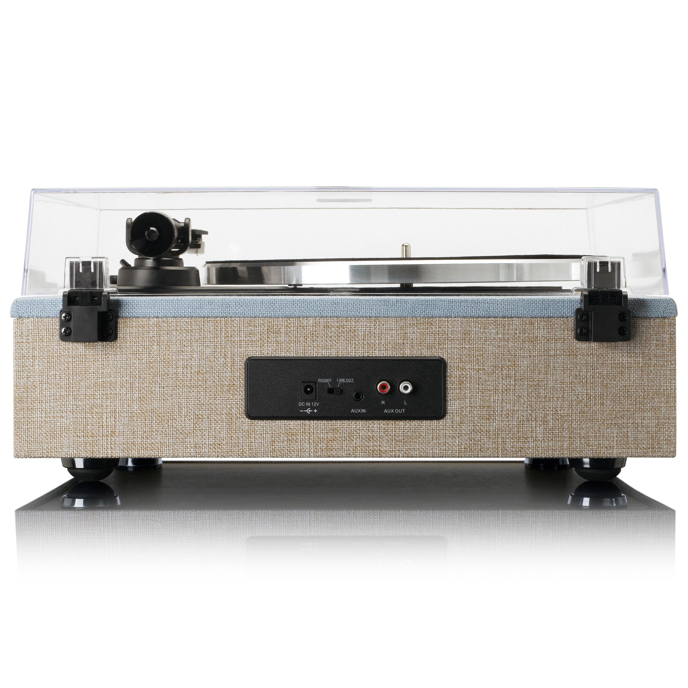 Lenco Plattenspieler »LS-440 blau/beige«, Lautsprecher integriert, Bluetooth