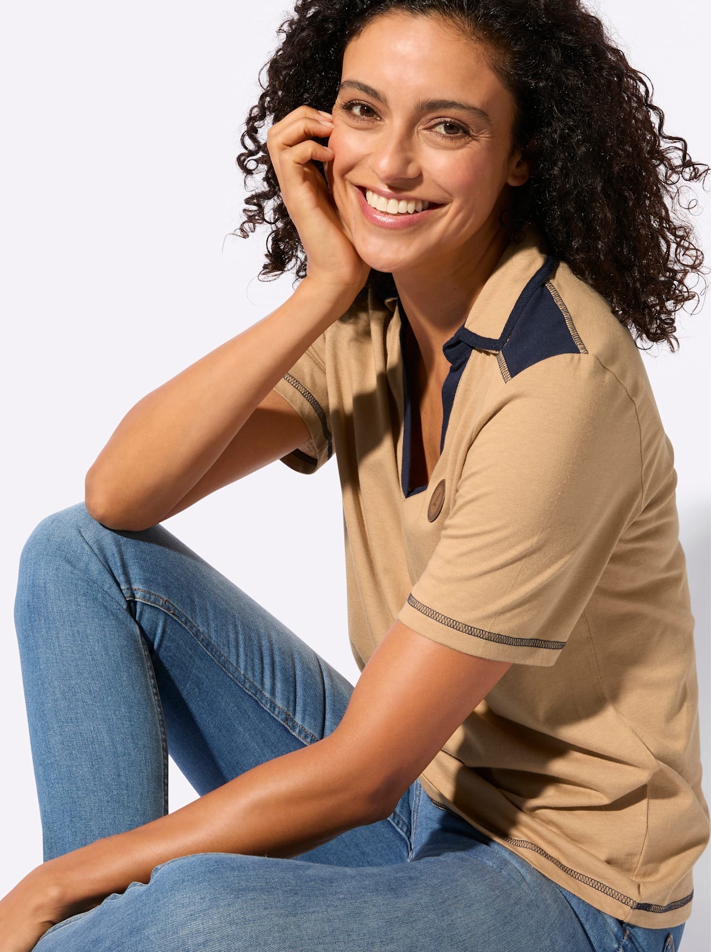 Casual Looks Kurzarmshirt »Kurzarm-Shirt« 1 tlg. tlg.