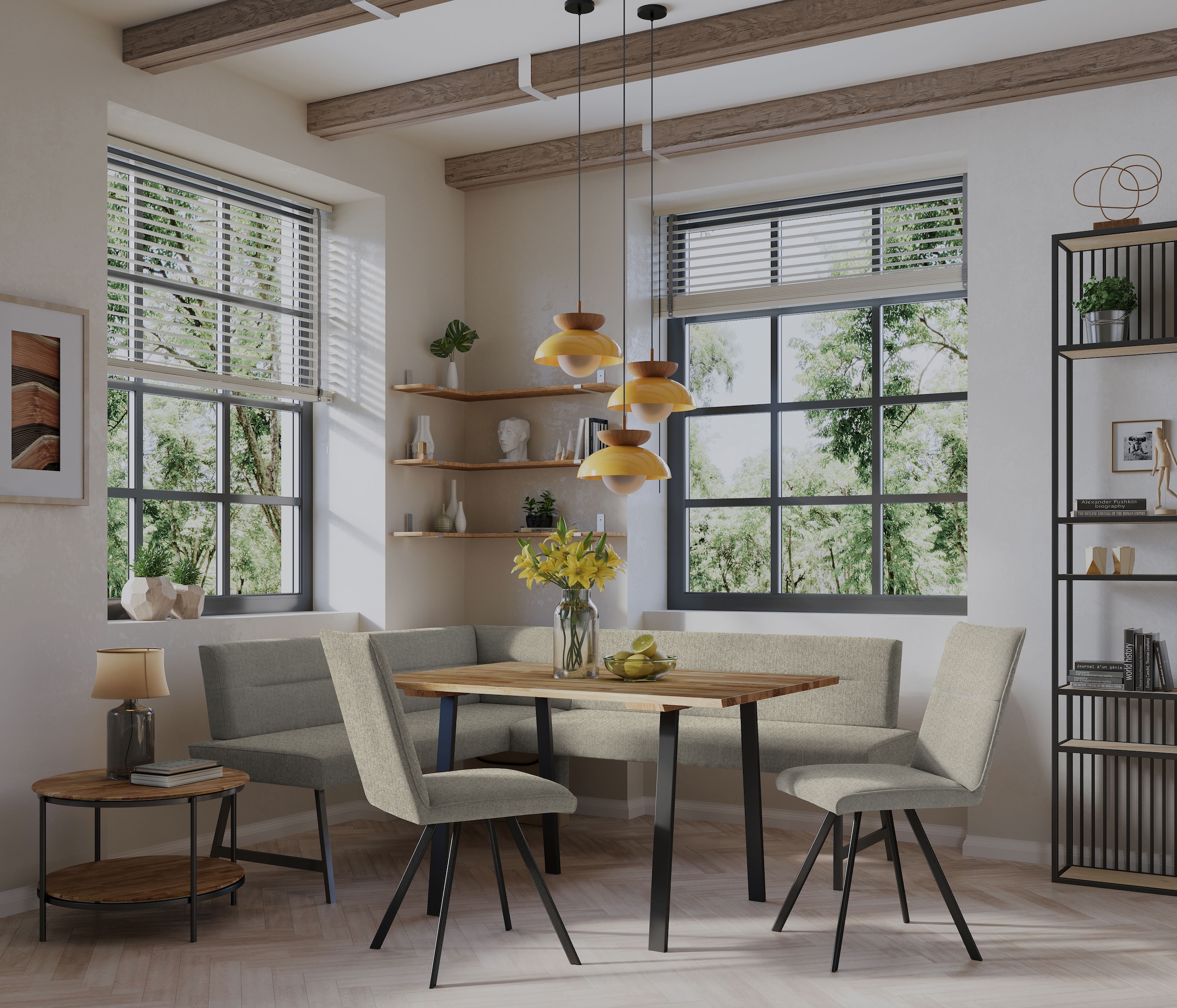 OTTO home Eckbank »Sava« mit Wellenfederung im Sitz