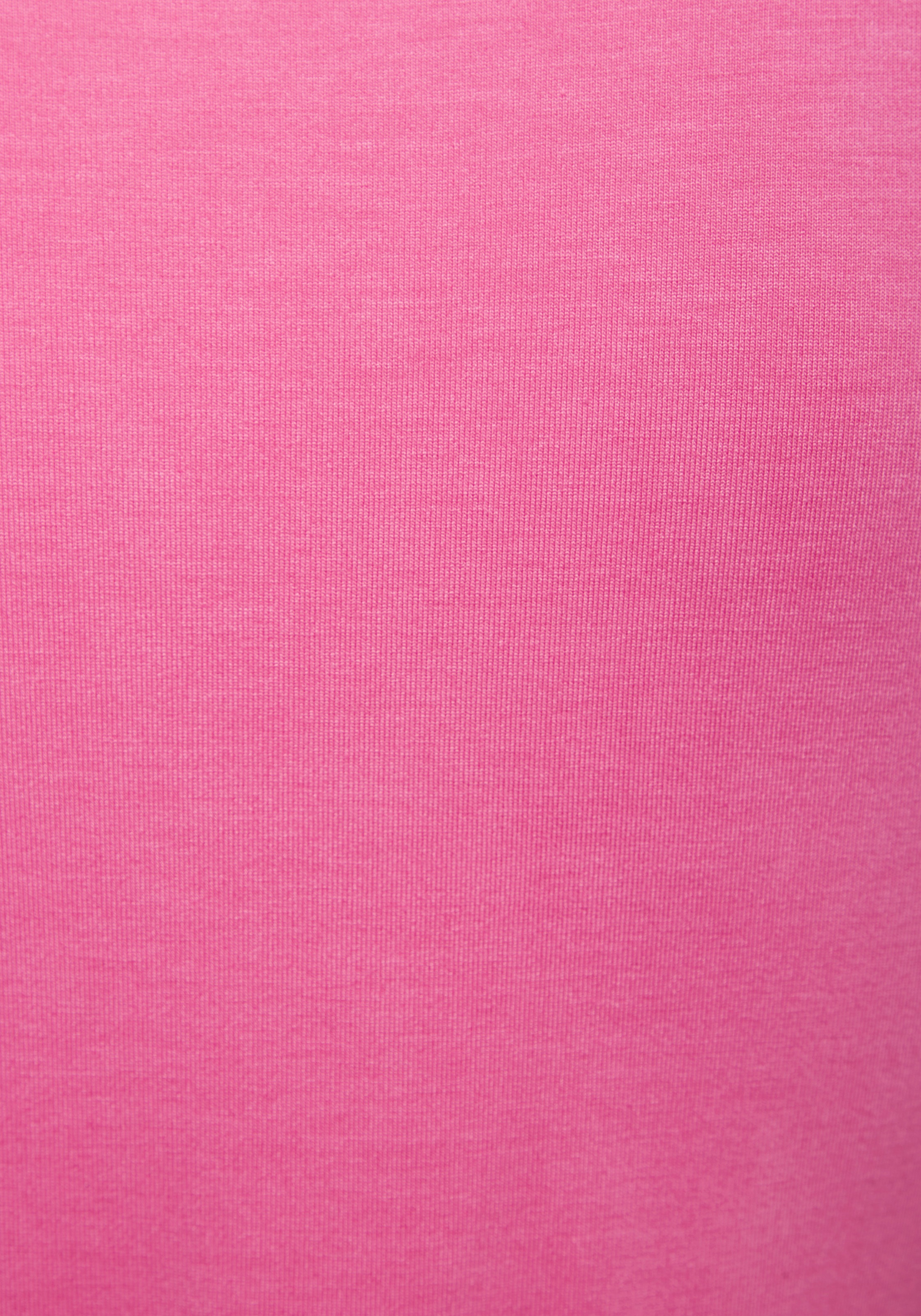 Buffalo T-Shirt mit seitlicher Raffung, Jerseyshirt, Basic