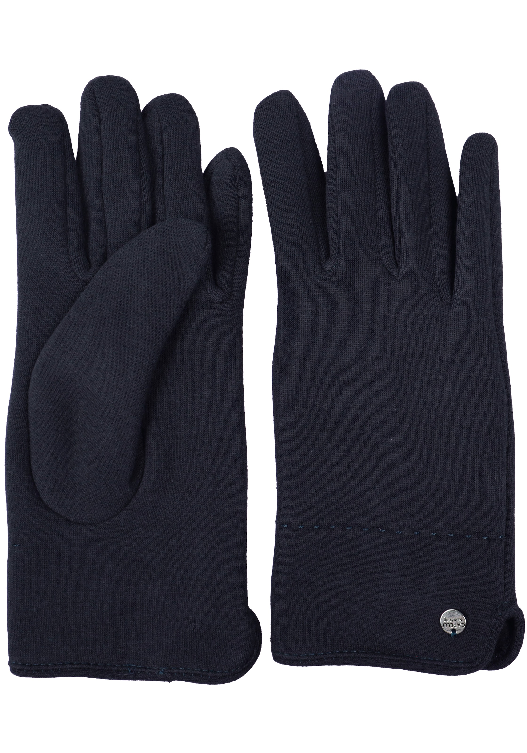 Capelli New York Strickhandschuhe 1 Paar,  mit edlem Logoplättchen