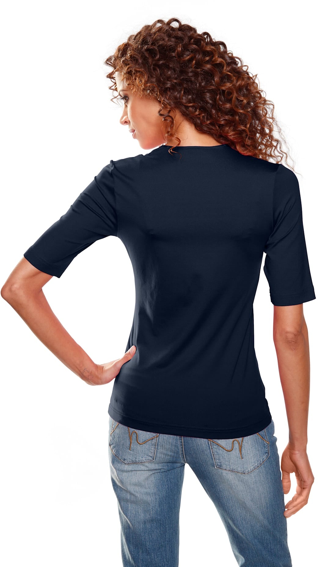 heine V-Shirt »V-Shirt«, (1 tlg.)