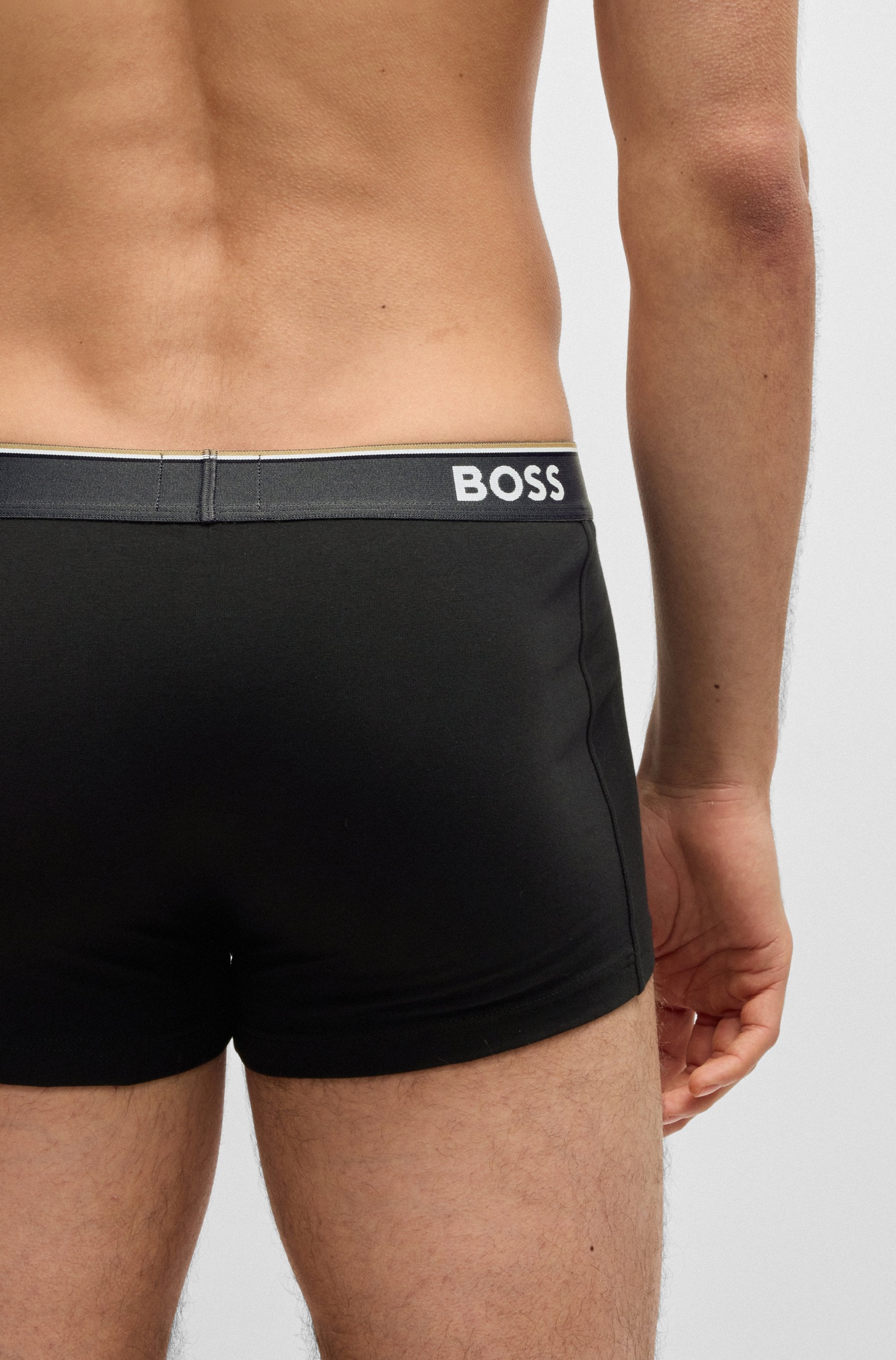 BOSS Trunk »3P Power«, (Packung, 3 St.), mit BOSS Schriftzug auf dem Bund