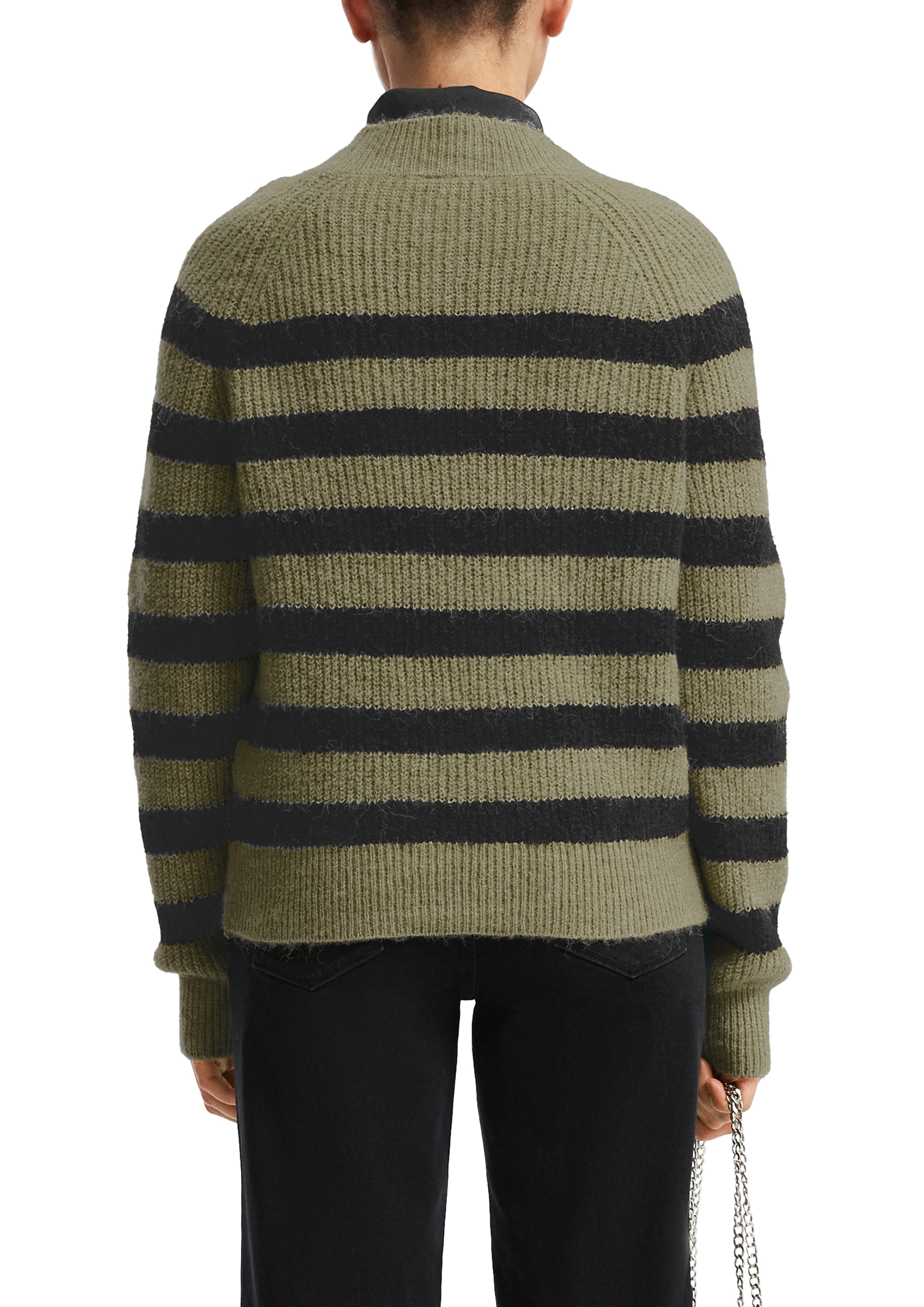 QS Strickpullover mit Stehkragen