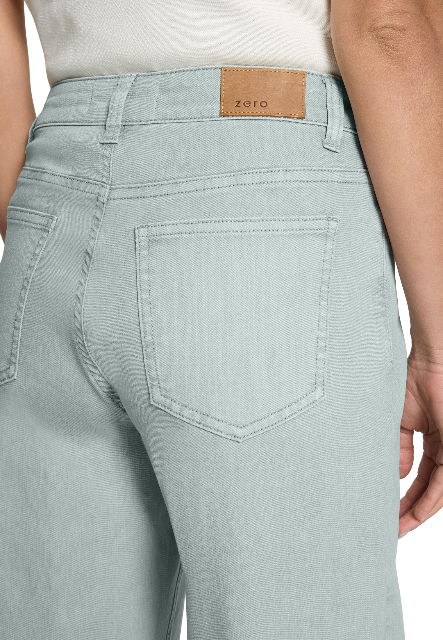 Zero 5-Pocket-Hose »Modern fit Jeans mit weitem Bein Style Witney«