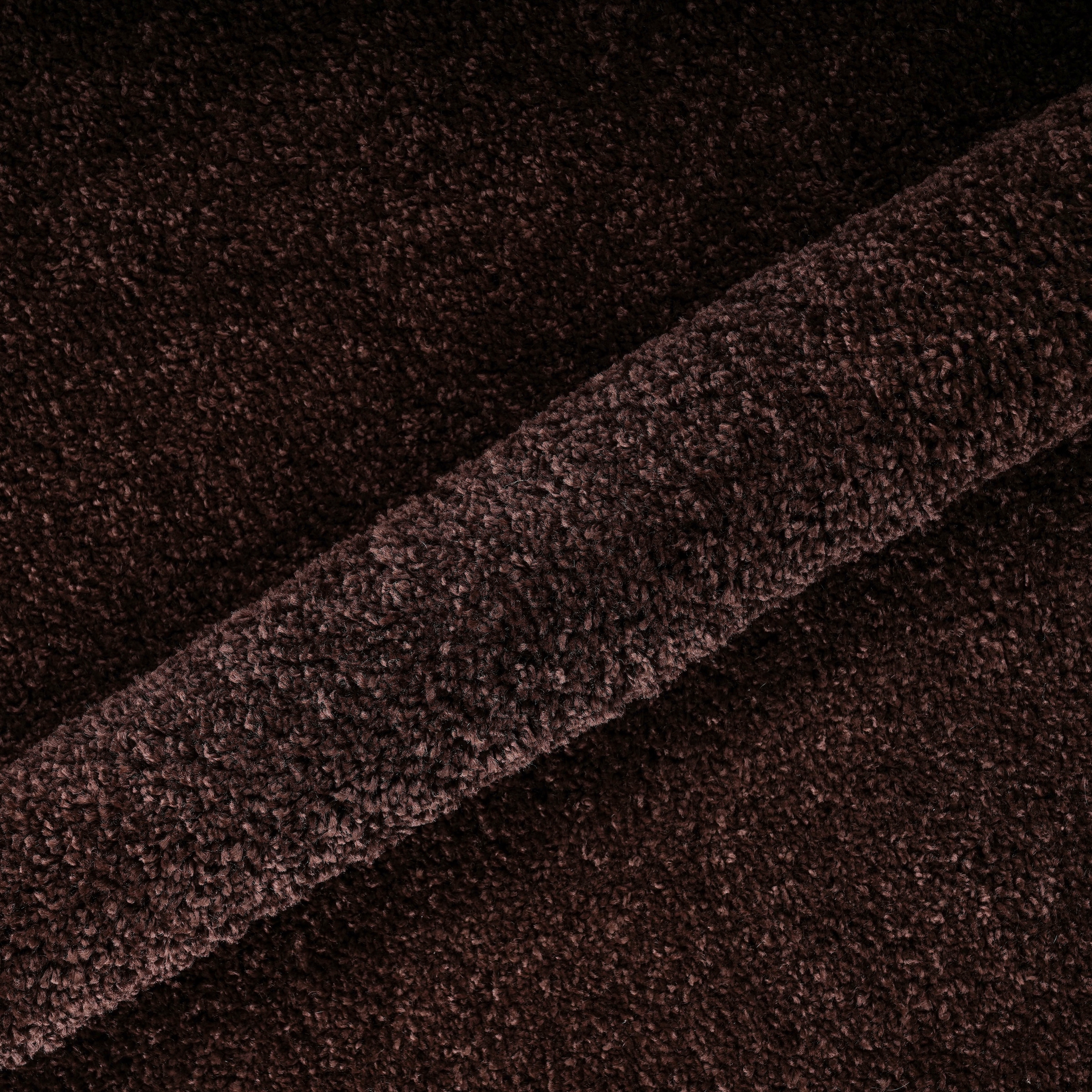 my home Teppich »Viva Teppich rund« rund 45 mm Höhe Uni-Farben, einfarbig, besonders weich und kuschelig