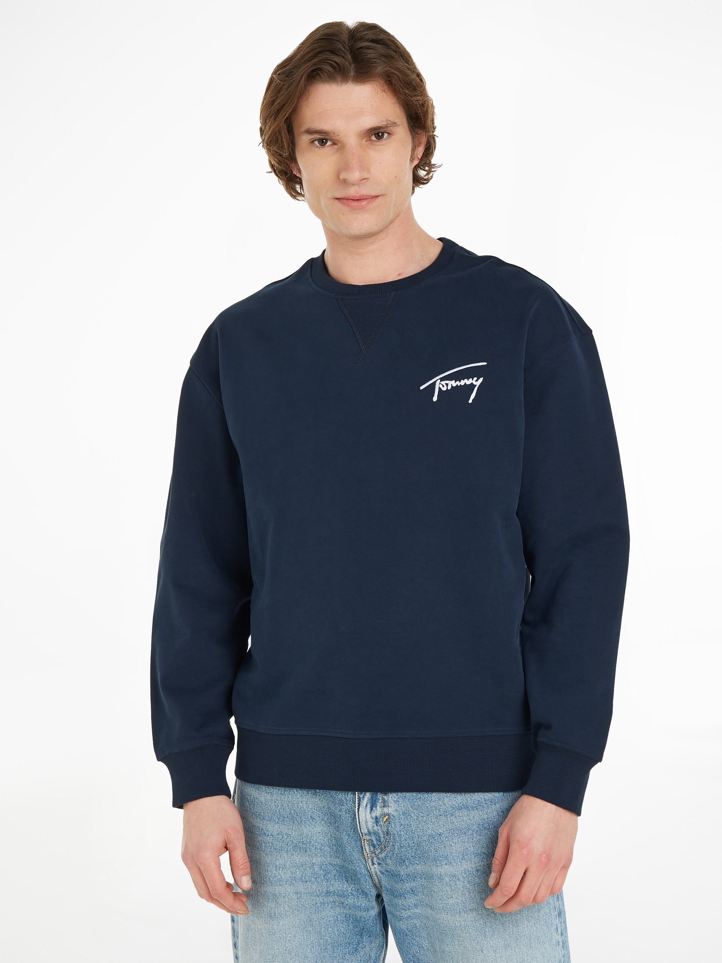 Sweatshirt »TJM RLX SIGNATURE CREW EXT«, mit Rundhalsausschnitt