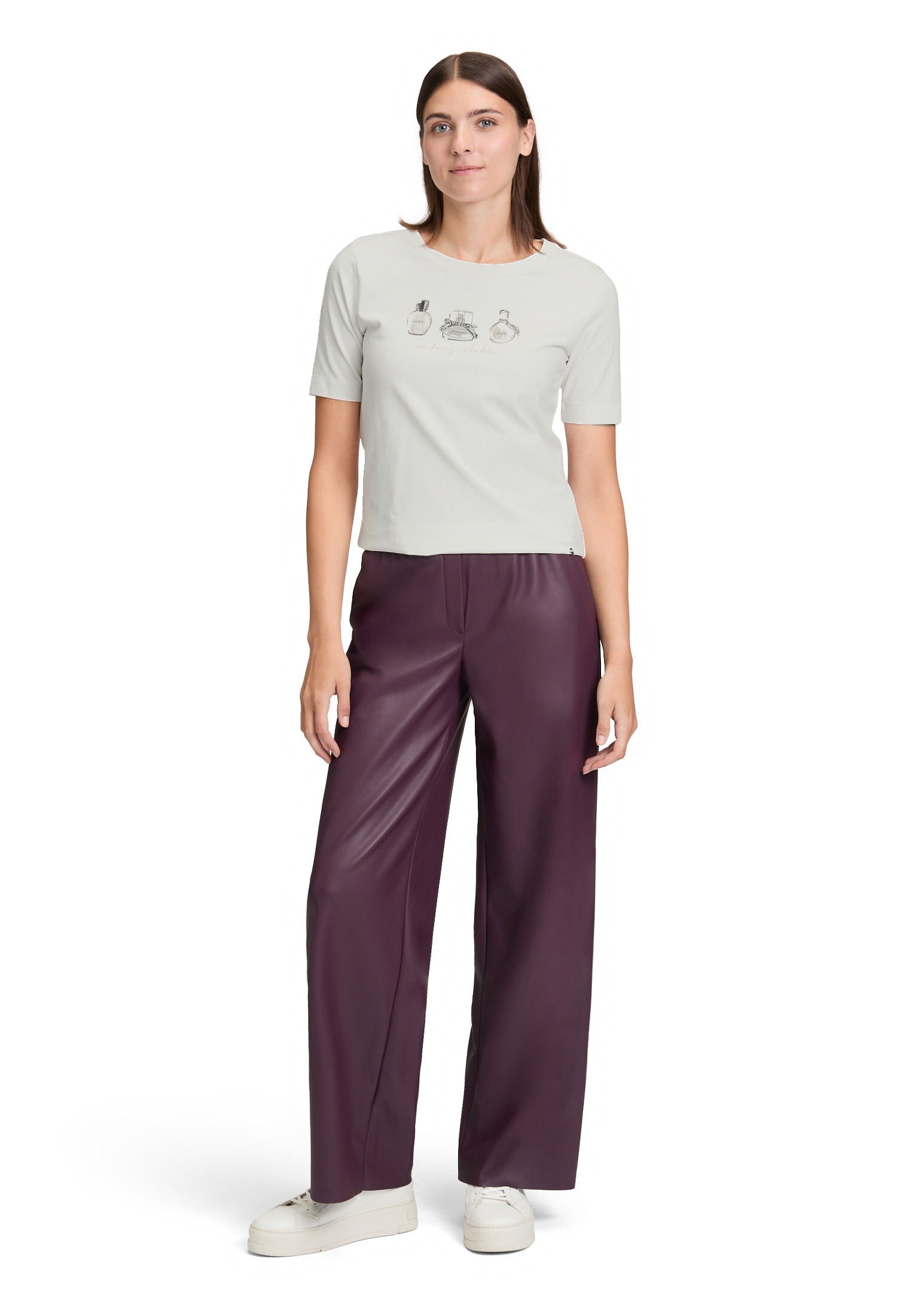 Betty&Co Langarmshirt »Casual-Shirt mit Print«