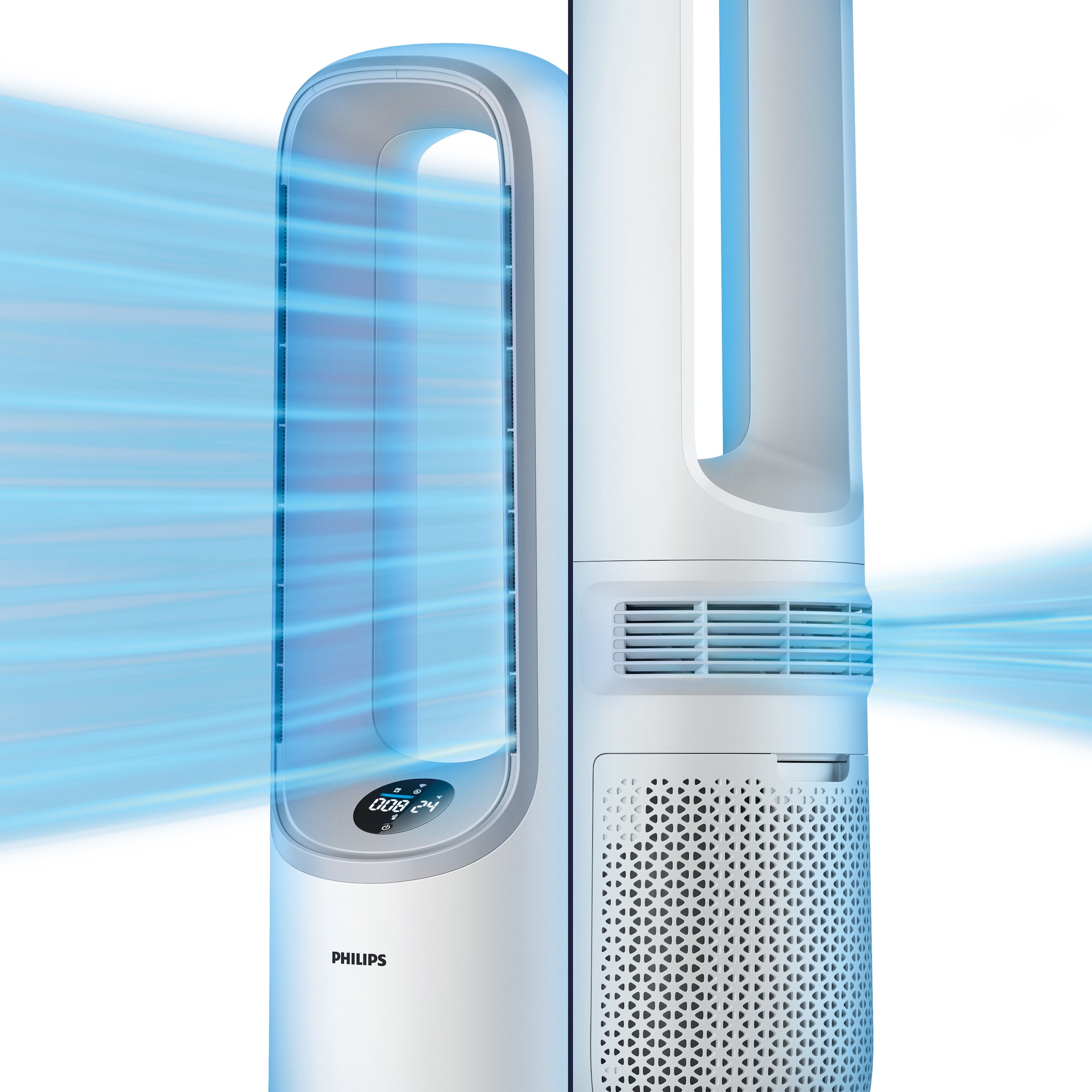 Philips Luftreiniger »AMF765/10 Air Performer, 2-in-1 Reinigen & Kühlen«, für 70 m² Räume, für Allergiker geeignet